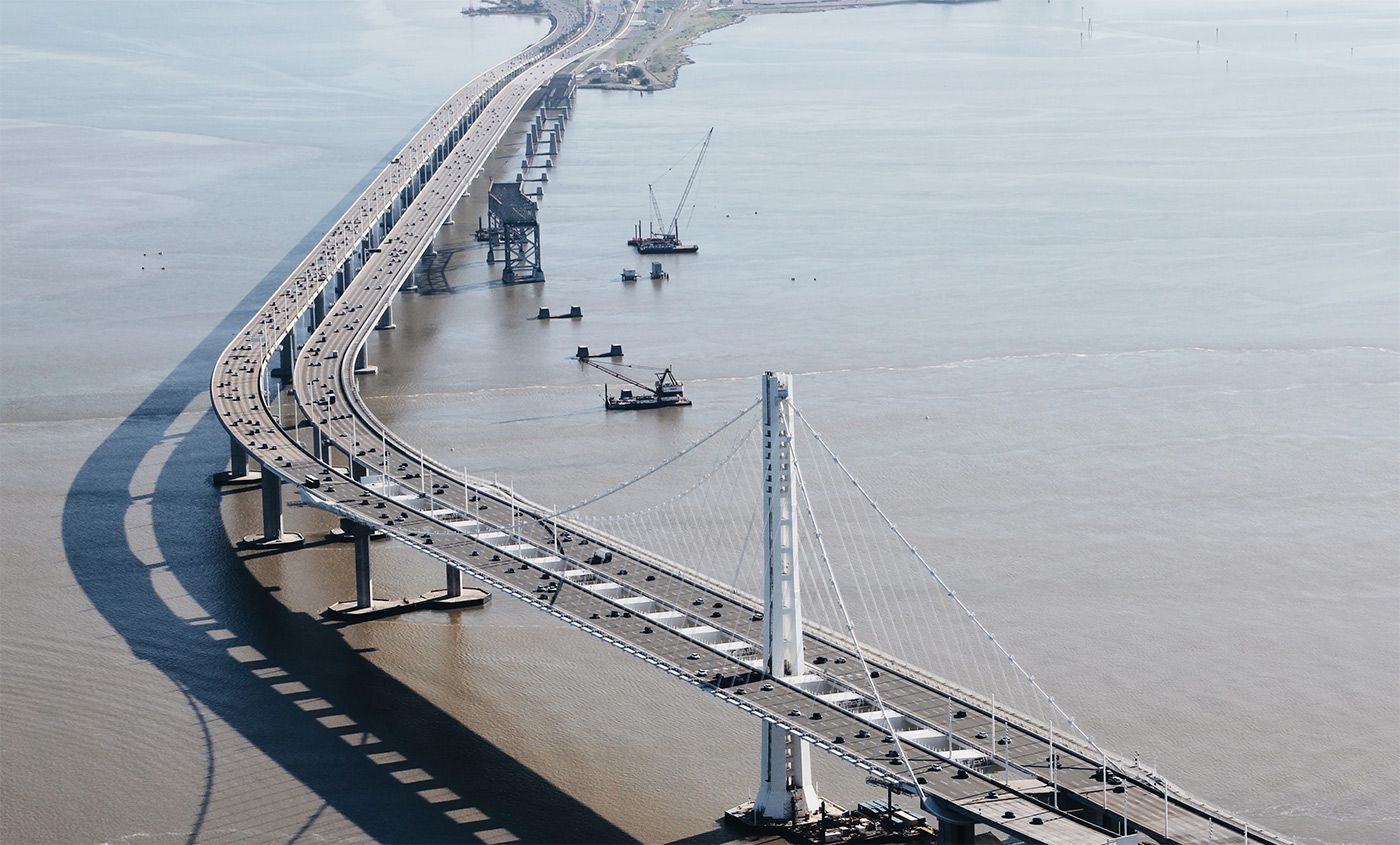 Man In Car Crash on Bay Bridge Leaps Into Bay, Gets Coast Guard Rescue