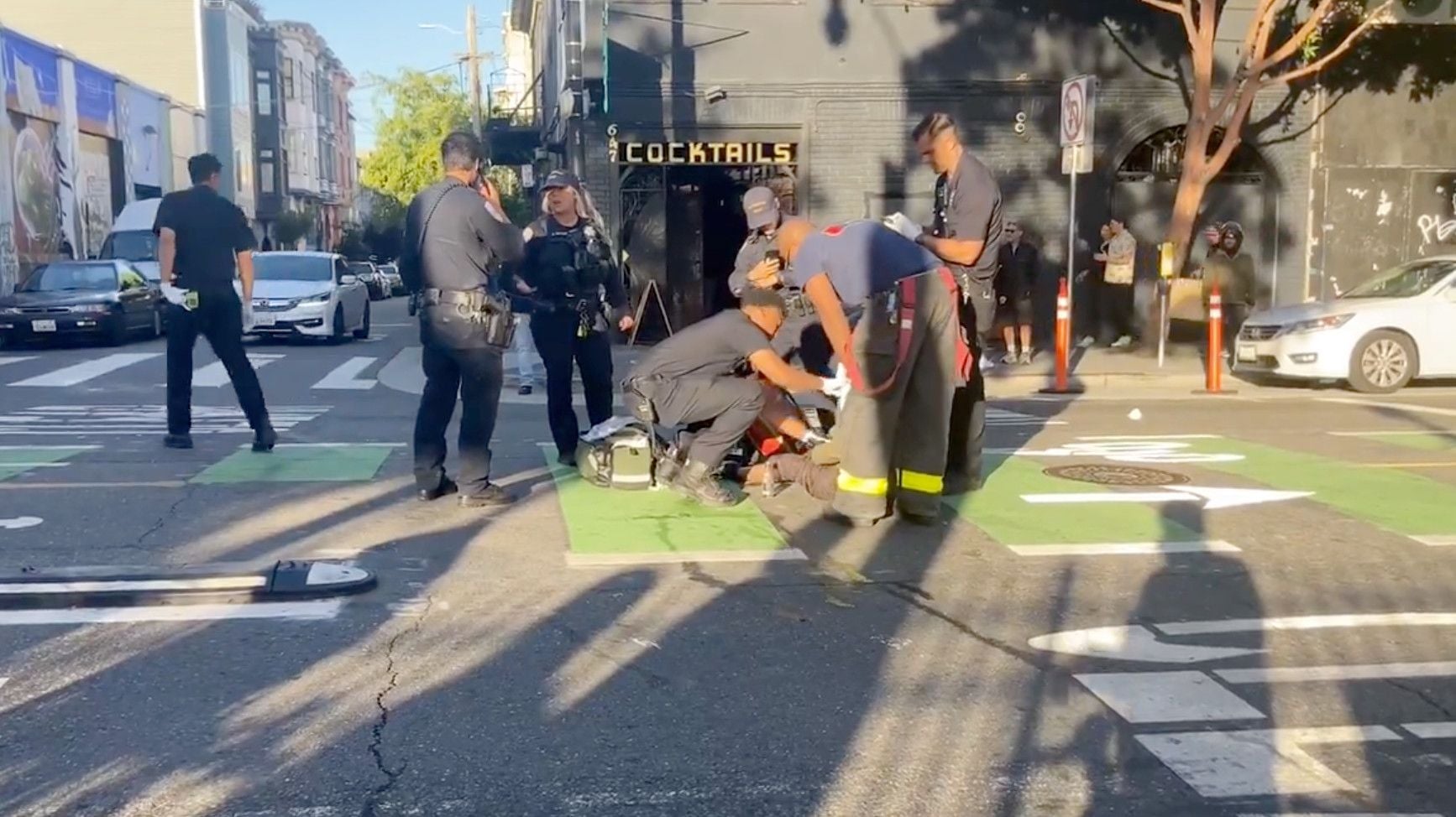 Another Bicyclist Struck and Injured by Motorist In Controversial Valencia Bike Lane