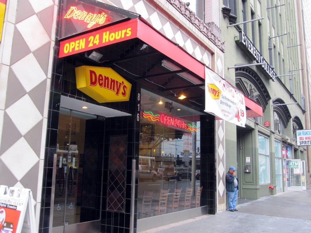 The Denny’s at Fourth and Mission Streets Has Closed Permanently