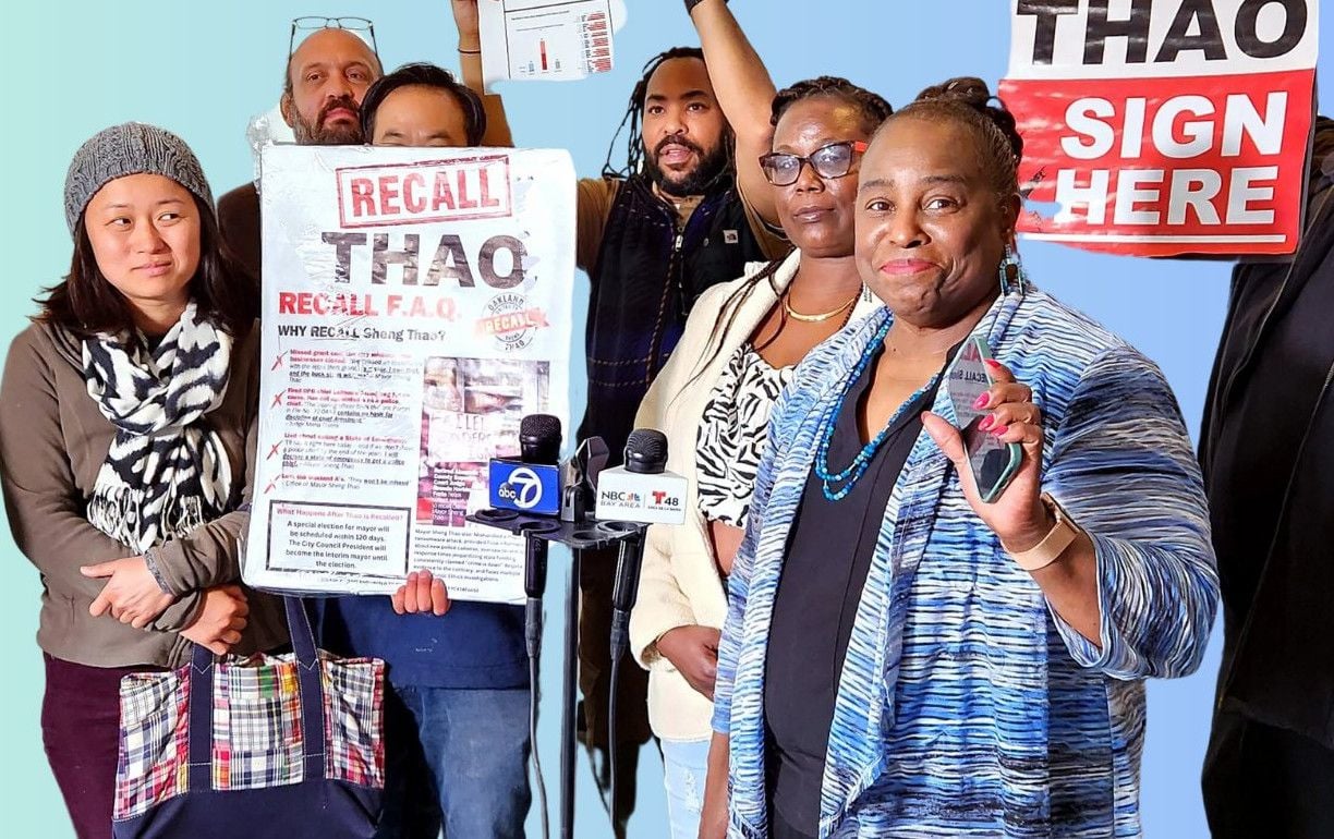 Recall Sheng Thao Rally Devolves Into Chaos When Passerby Gets Called Out by Name, Tries to Grab Microphone