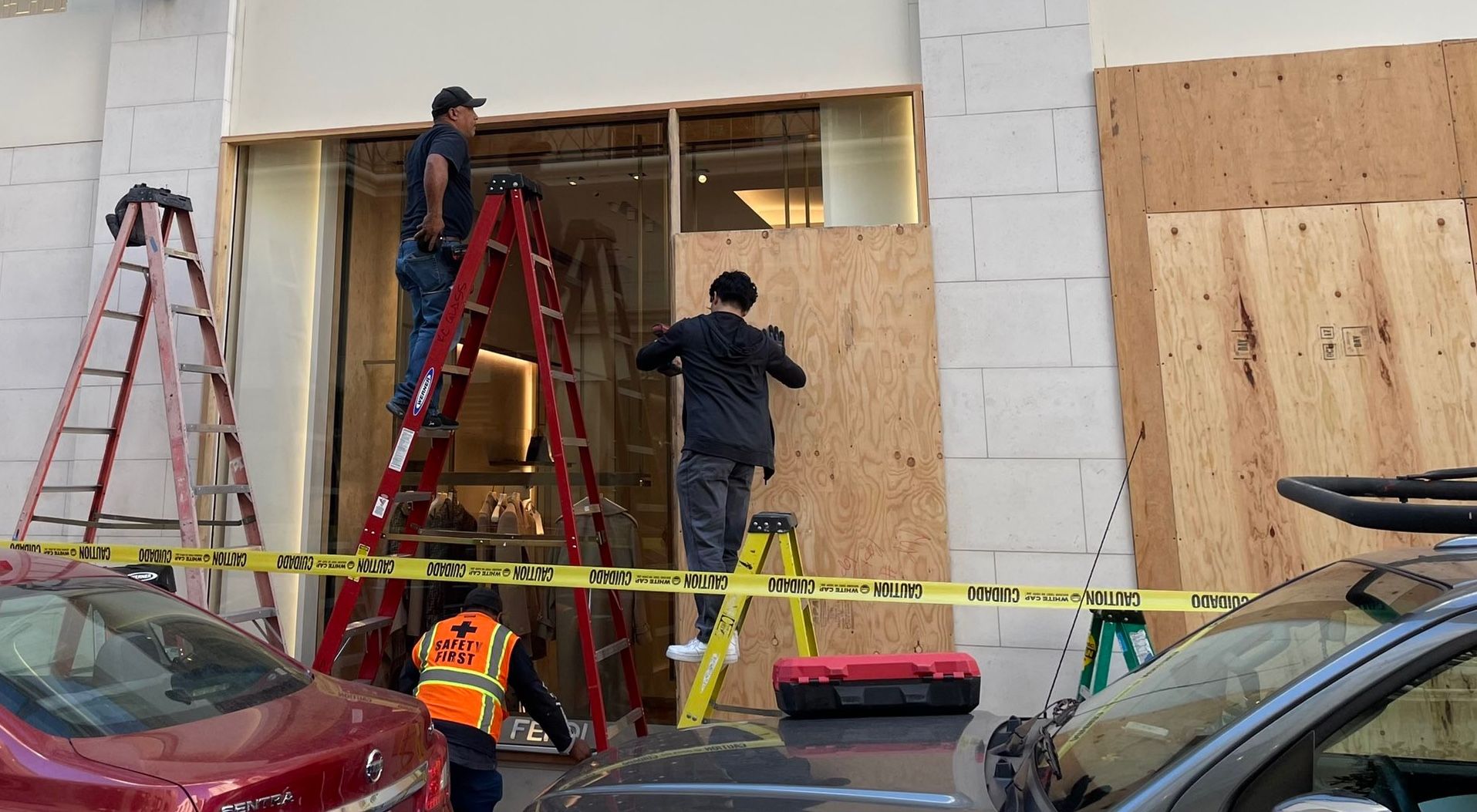 Burglars Ram Cars Into as Many as Ten Oakland Businesses In Weekend Smash-and-Grab Spree