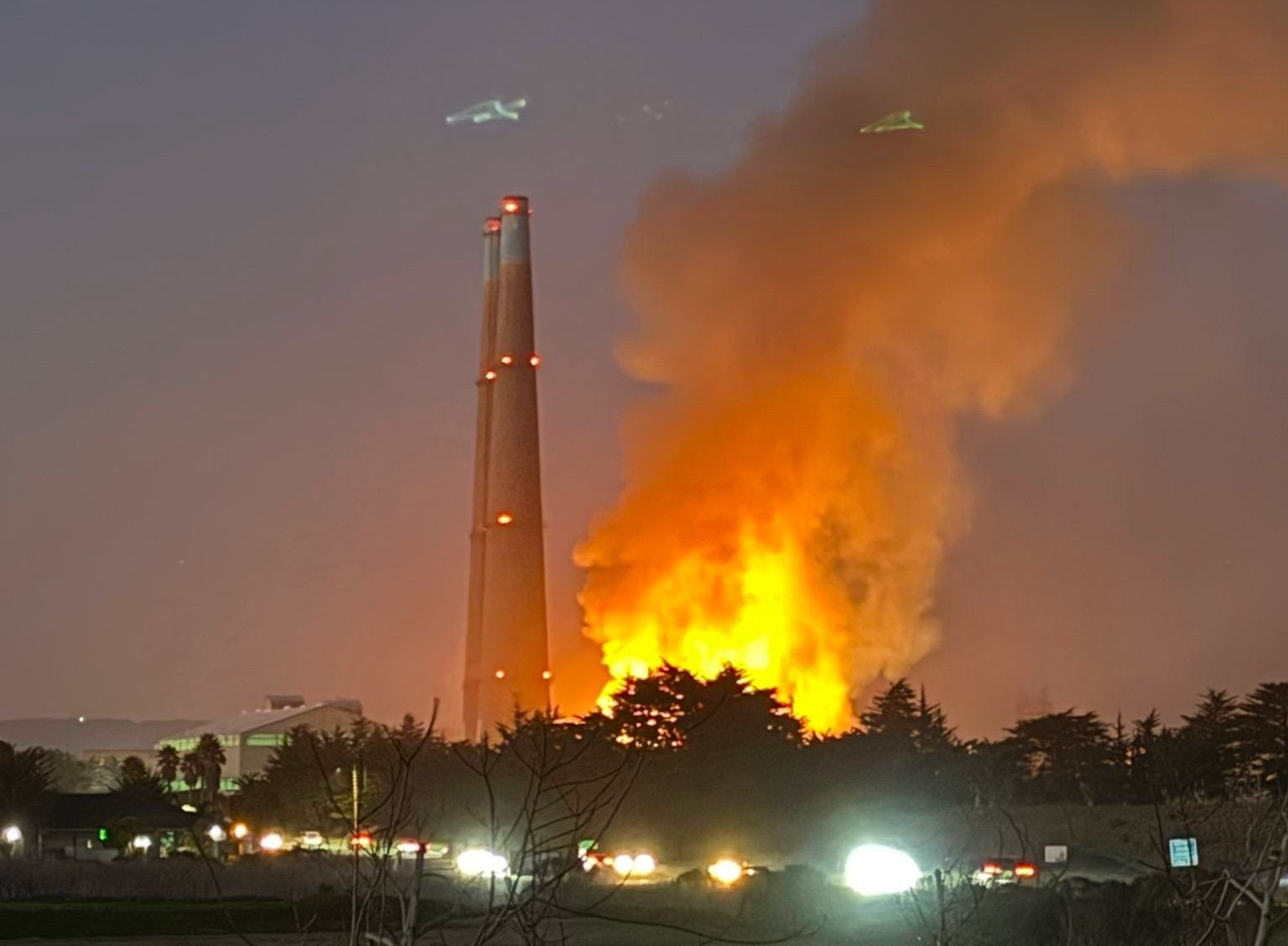 Fire Raged Thursday Night at Monterey County's Moss Landing Battery Plant, At Least 1,200 Evacuated