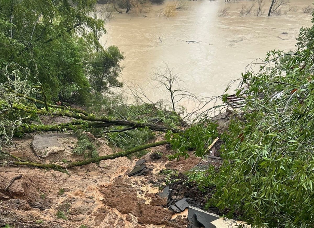 Home Slides Into Russian River as Sonoma Sees Flooding Impacts