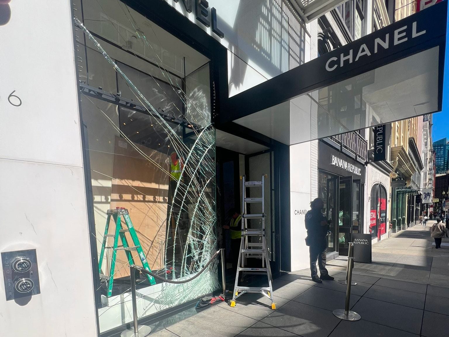 Union Square Chanel Store Rammed by Car In Apparent Smash-and-Grab Attempt
