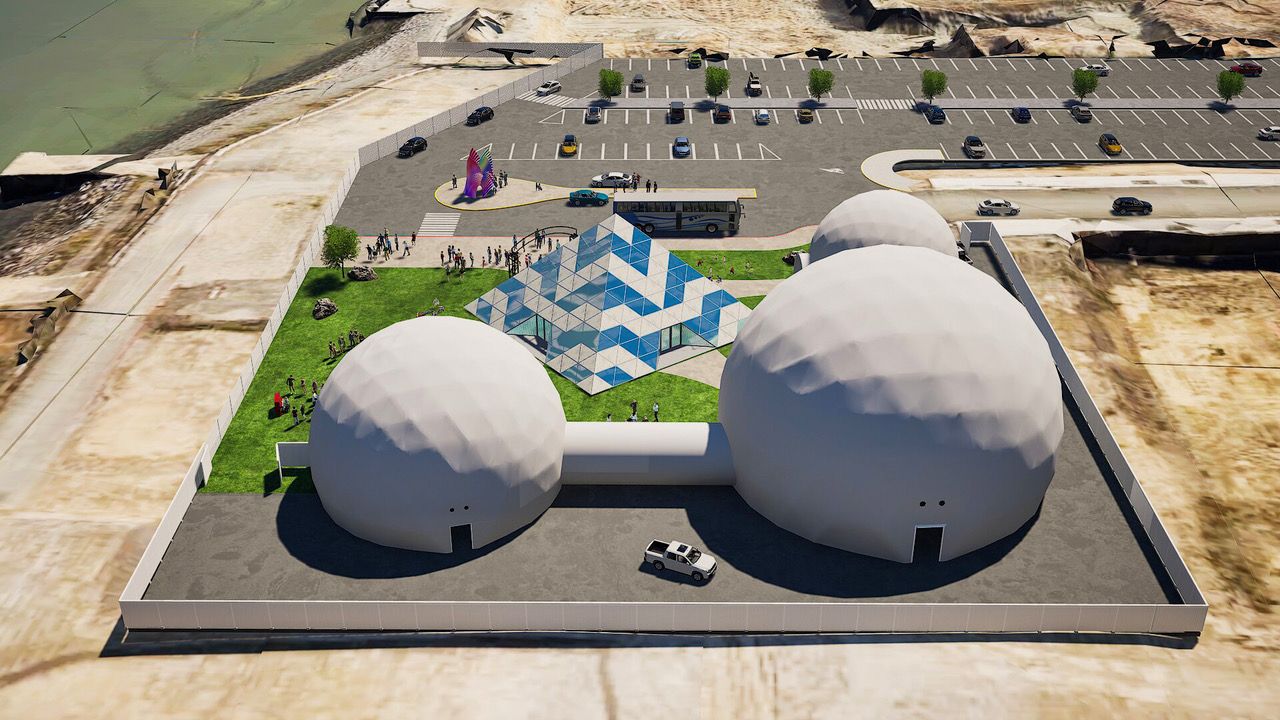 Three Little Las Vegas Sphere-Style Geodesic Domes Are Coming to Pier 70