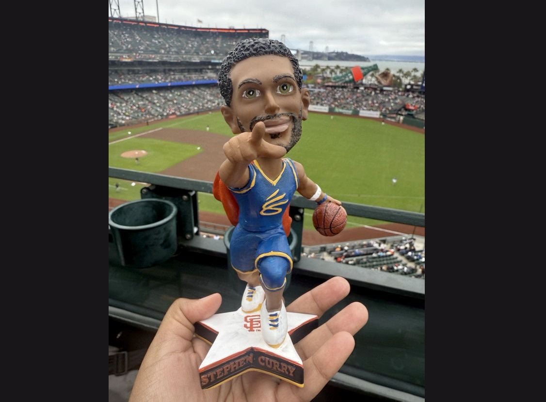 SF Giants Get Trolled Over Steph Curry Bobblehead That Looks Nothing Like Steph Curry