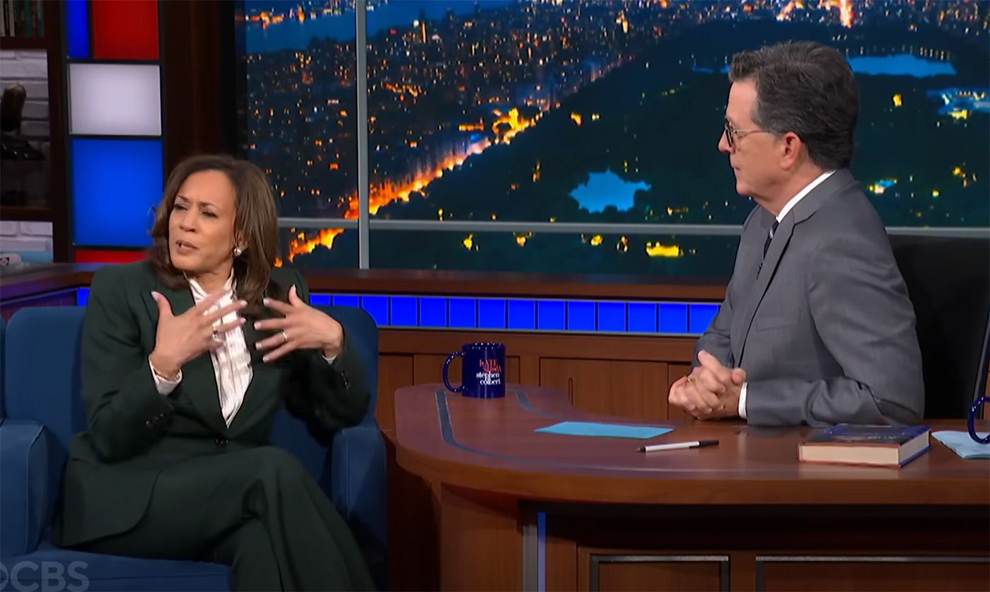 Friday Morning Constitutional: Kamala Tells Colbert She Wants a Break From Public Office
