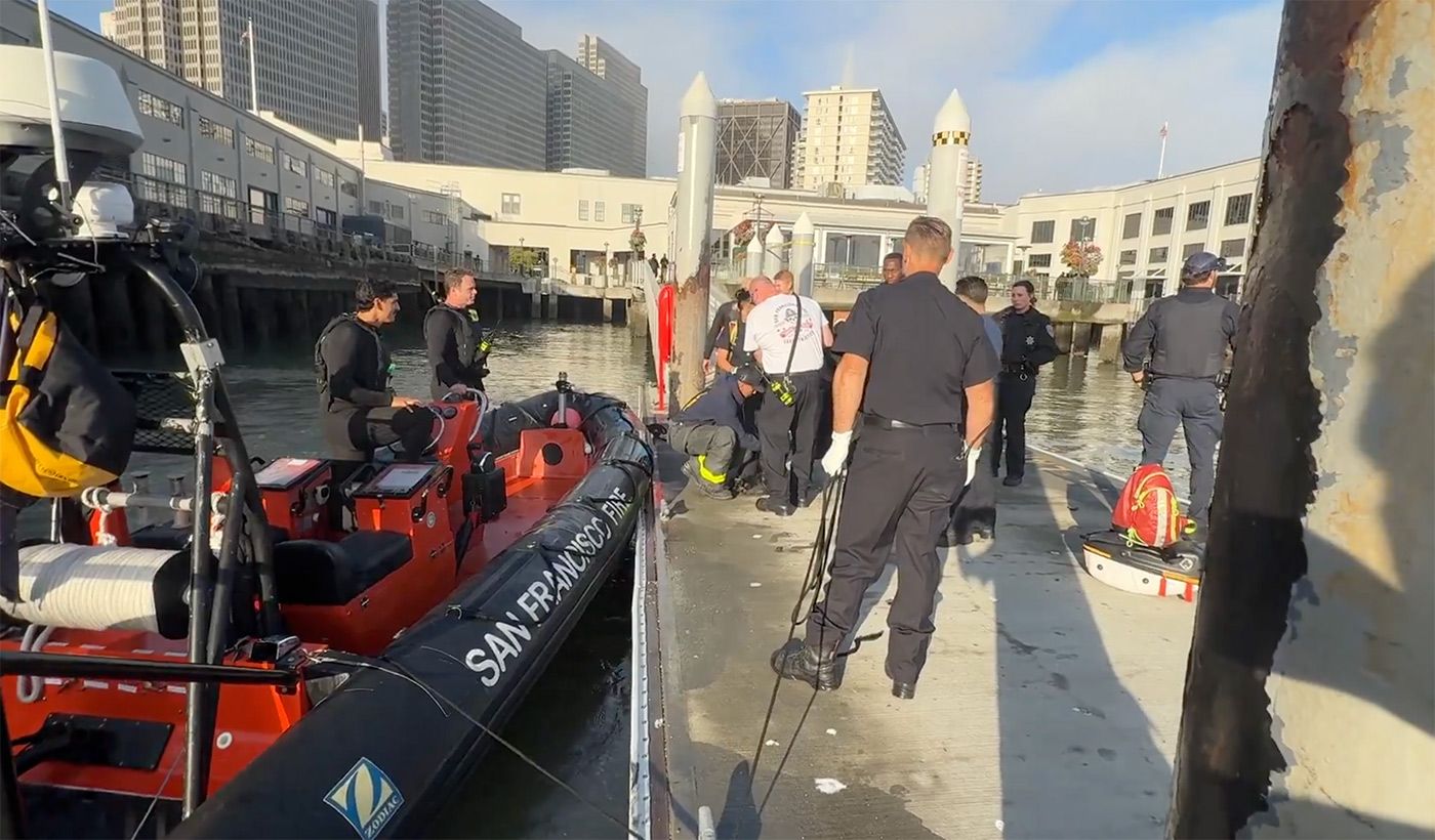 Friday Morning Constitutional: Man Rescued From Bay Near Pier 1 1/2