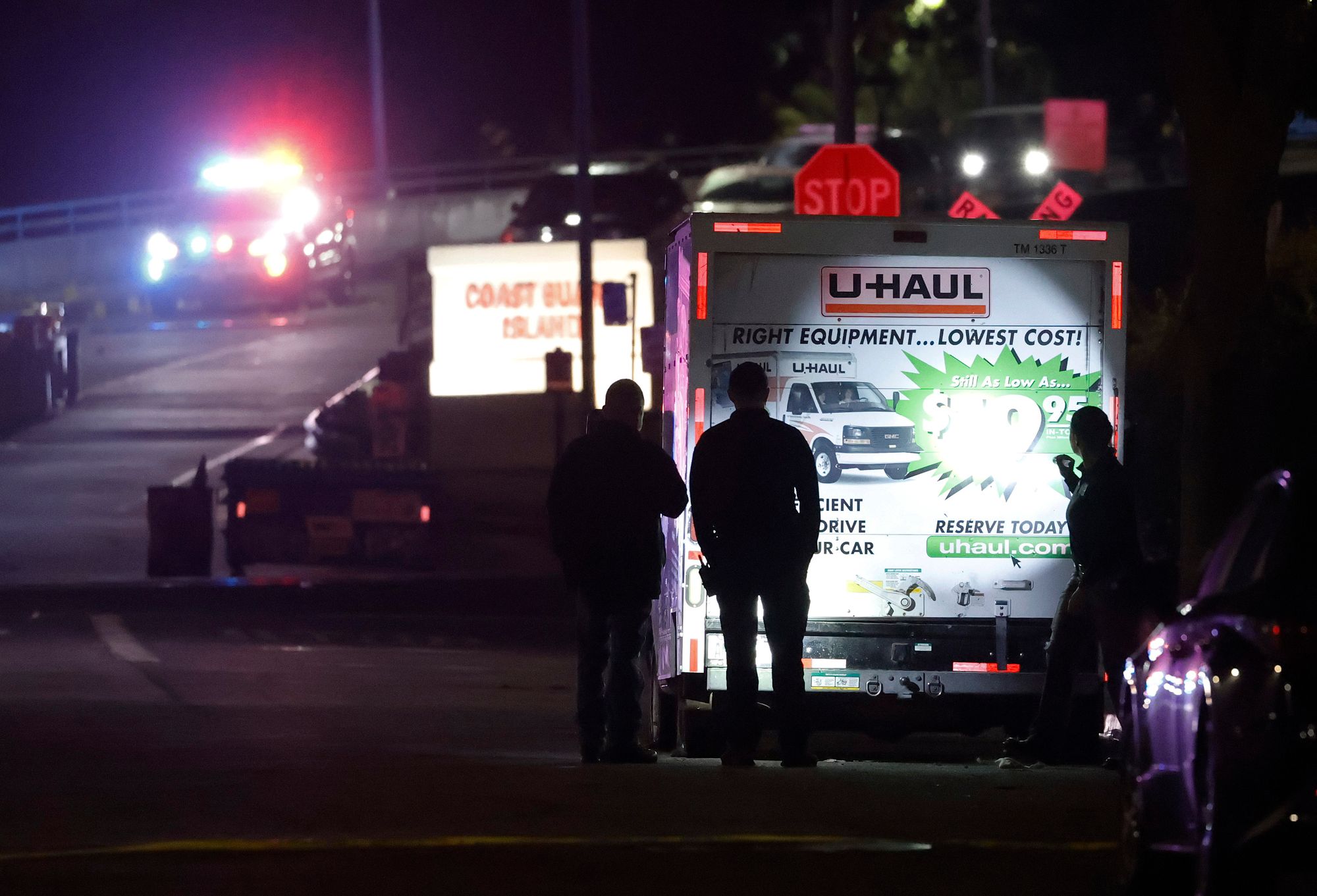 Two Injured After Bizarre Incident Where U-Haul Was Driving 'Erratically' Around Coast Guard Island Protest