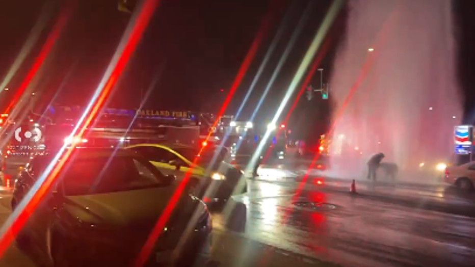 Another Oakland CHP Car Chase Ends in Crash, Four Injured, Fire Hydrant Gets Smashed