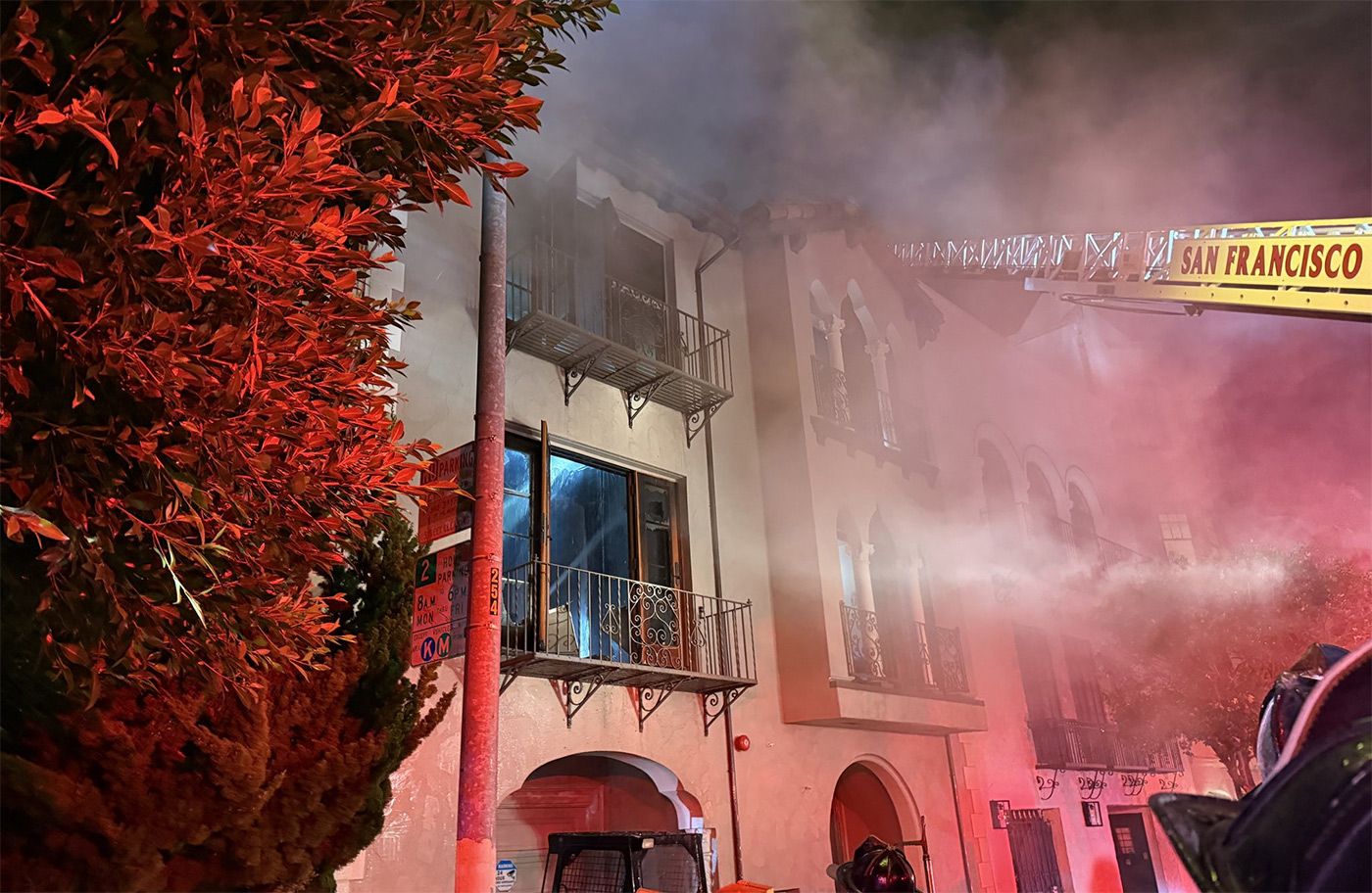 Three-Alarm Fire In SF's Marina District Leaves Three Firefighters Hospitalized