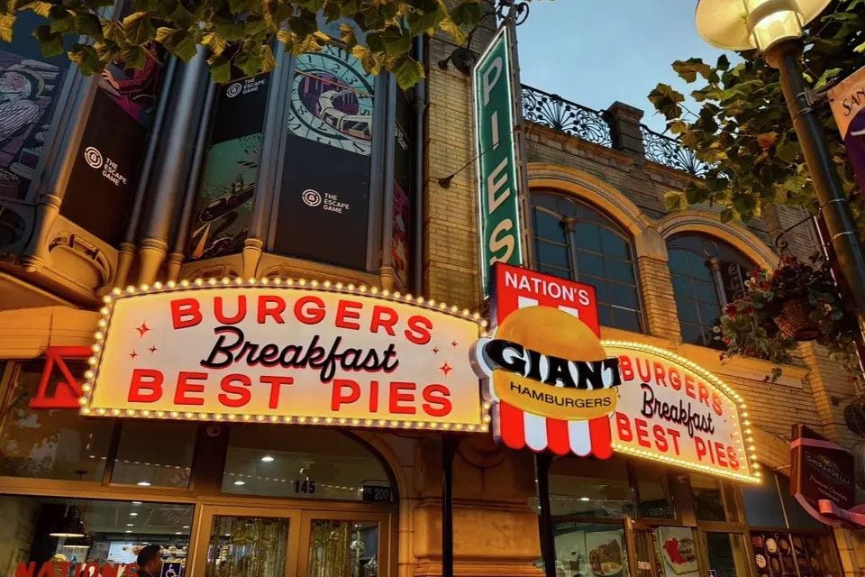 Day Around the Bay: SF Gets Its First Nation's Giant Hamburgers in Fisherman's Wharf
