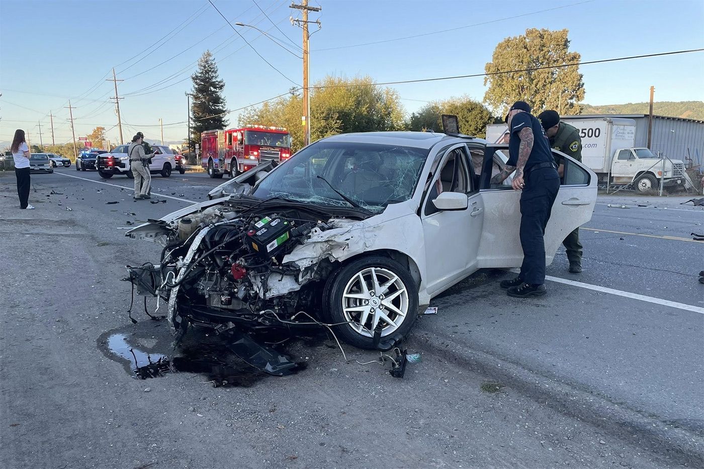 Sonoma County Deputy Crashes During High-Speed Chase, Leaving Bystander Injured
