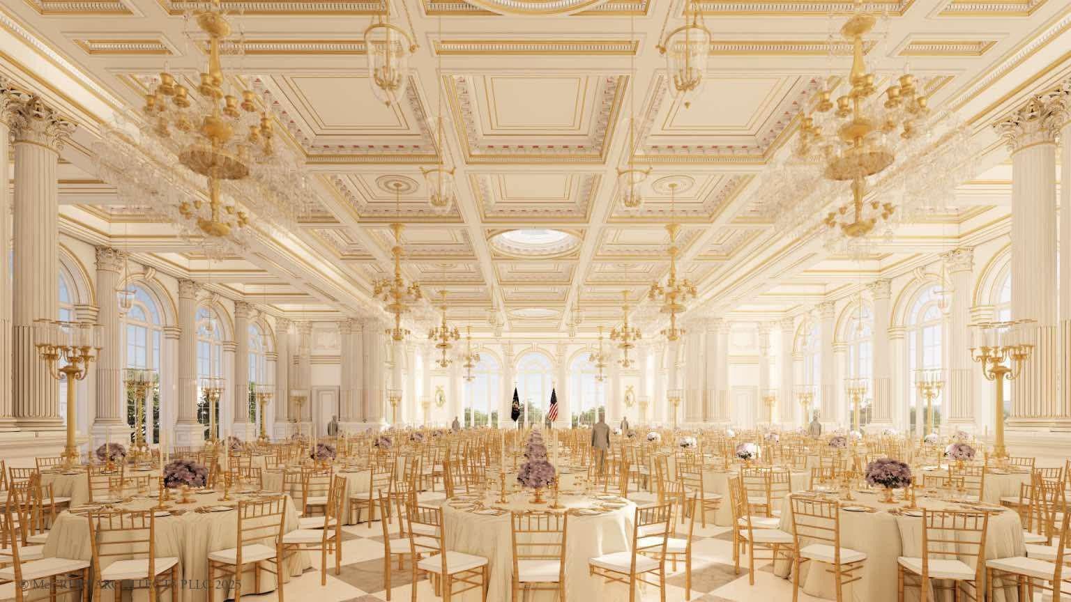 Guess Who's Helping Pay For Trump's Ballroom? Alphabet, Meta, Apple, Palantir