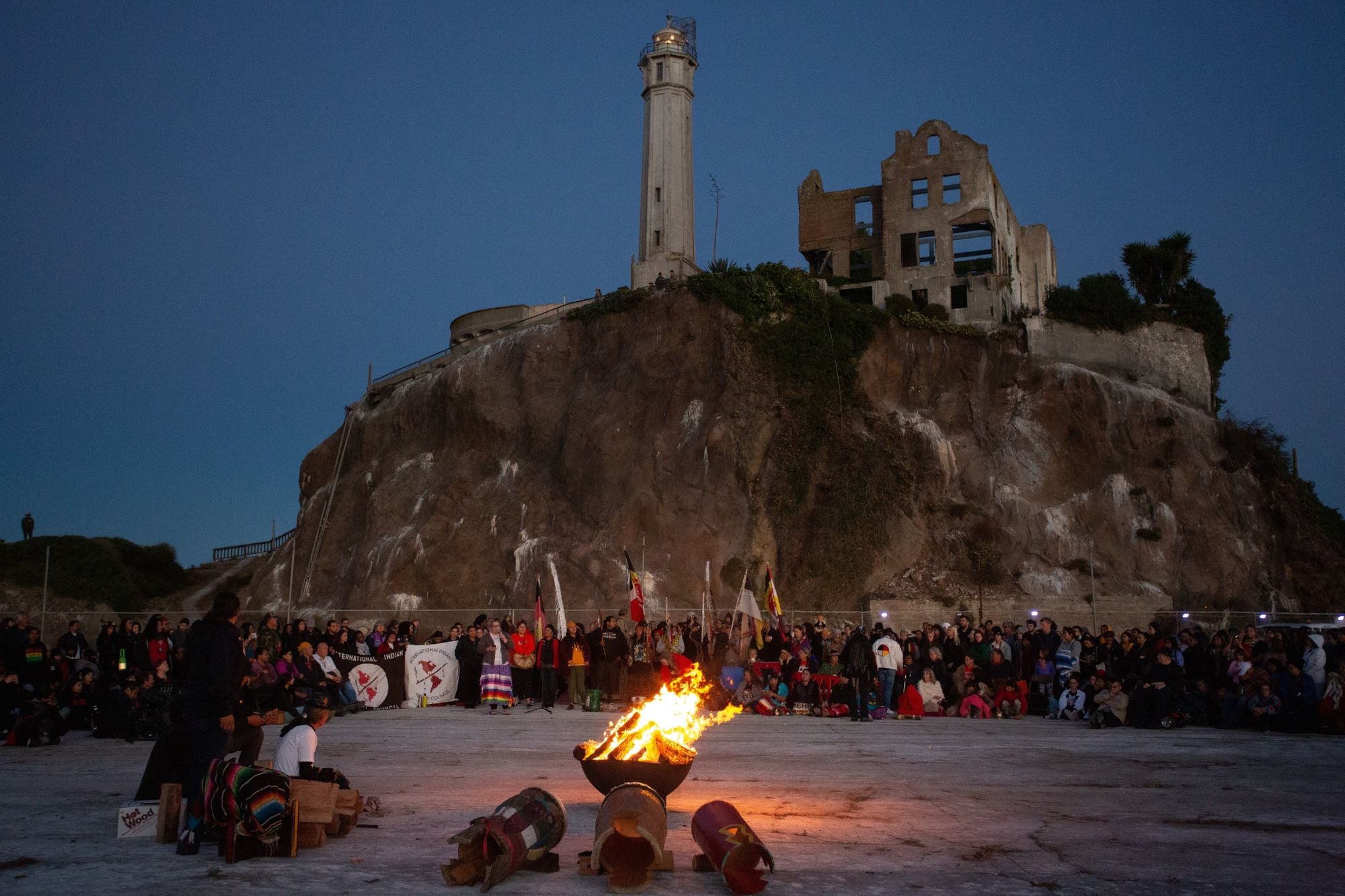 Alcatraz Island's Indigenous Thanksgiving Sunrise Gathering Has Its 50th Anniversary Thursday