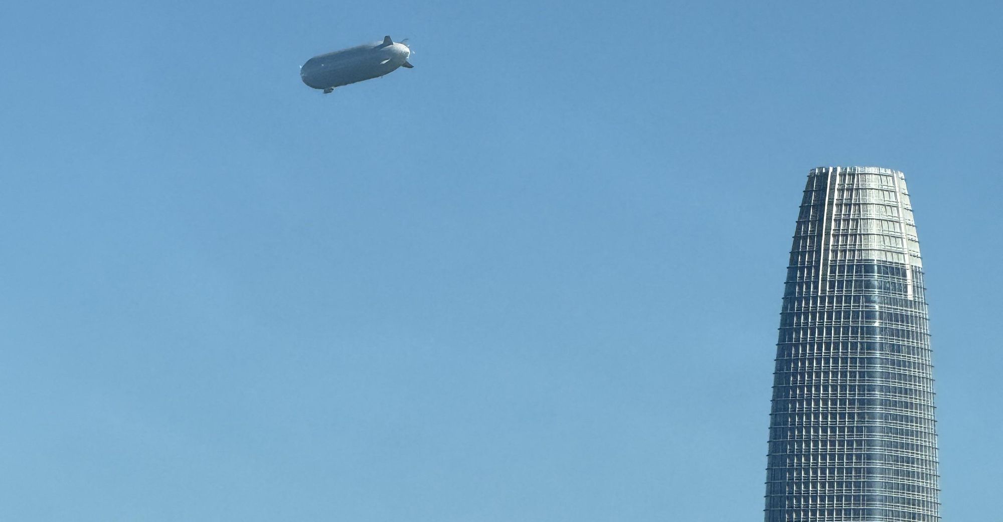 Day Around the Bay: Sergey Brin's Blimp Shows Up Over SF Skies Again Tuesday