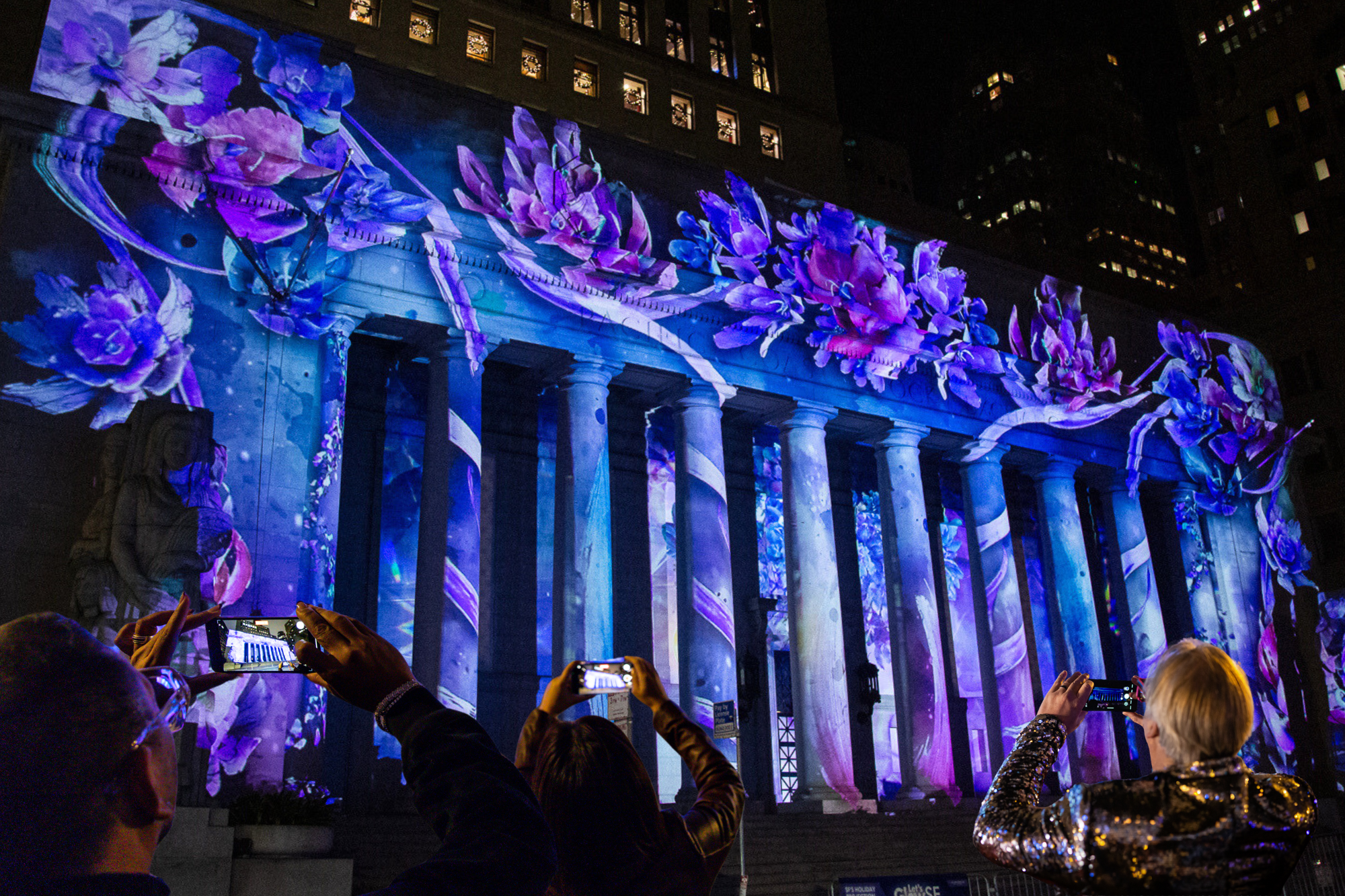 The ‘Let’s Glow SF’ Holiday Projection Mapping Extravaganza Kicks Off Again Downtown Friday Night