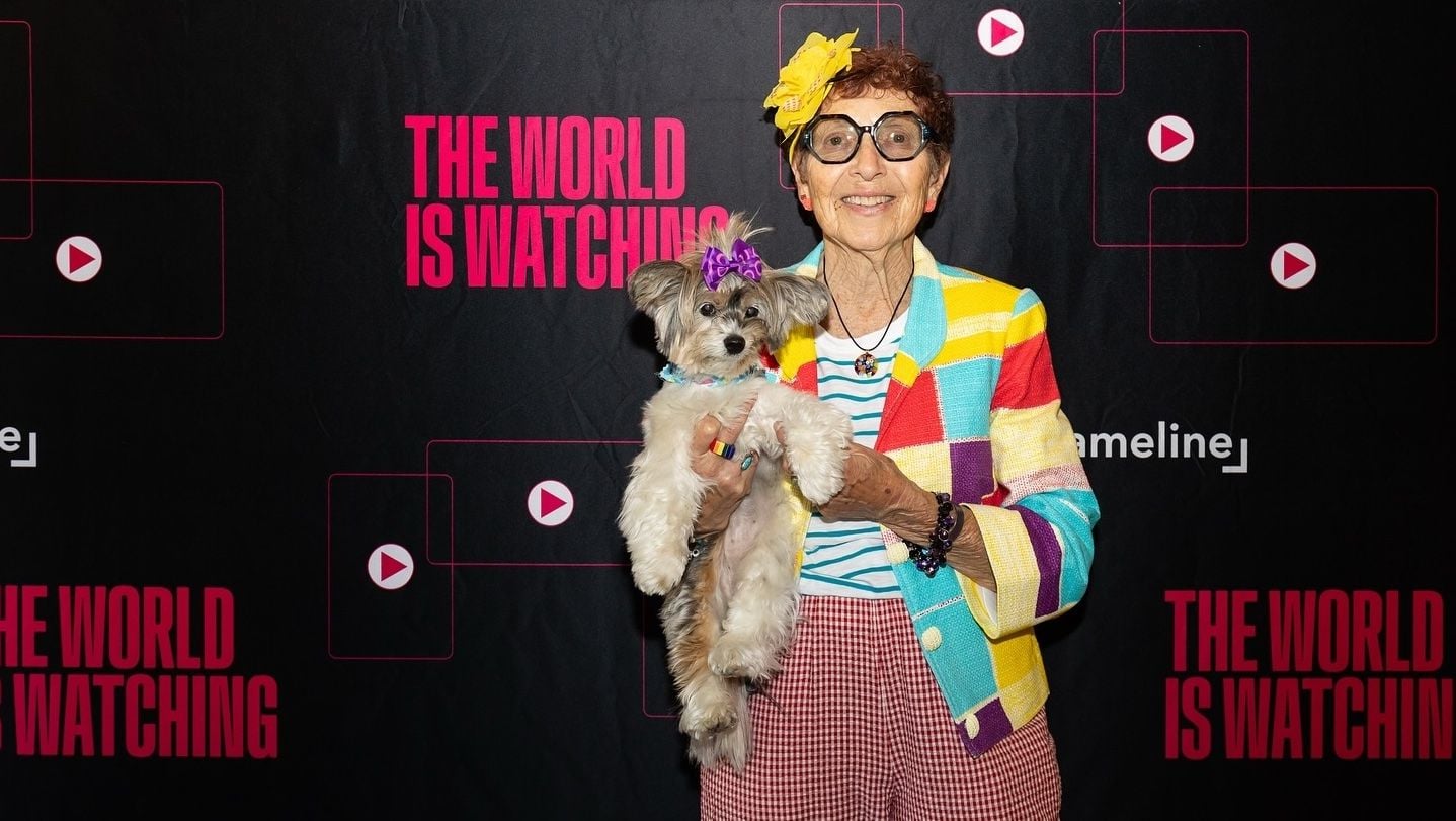 Octogenarian Steals Hearts With Best Technique' at Riki's Lesbian Pie-Eating Contest
