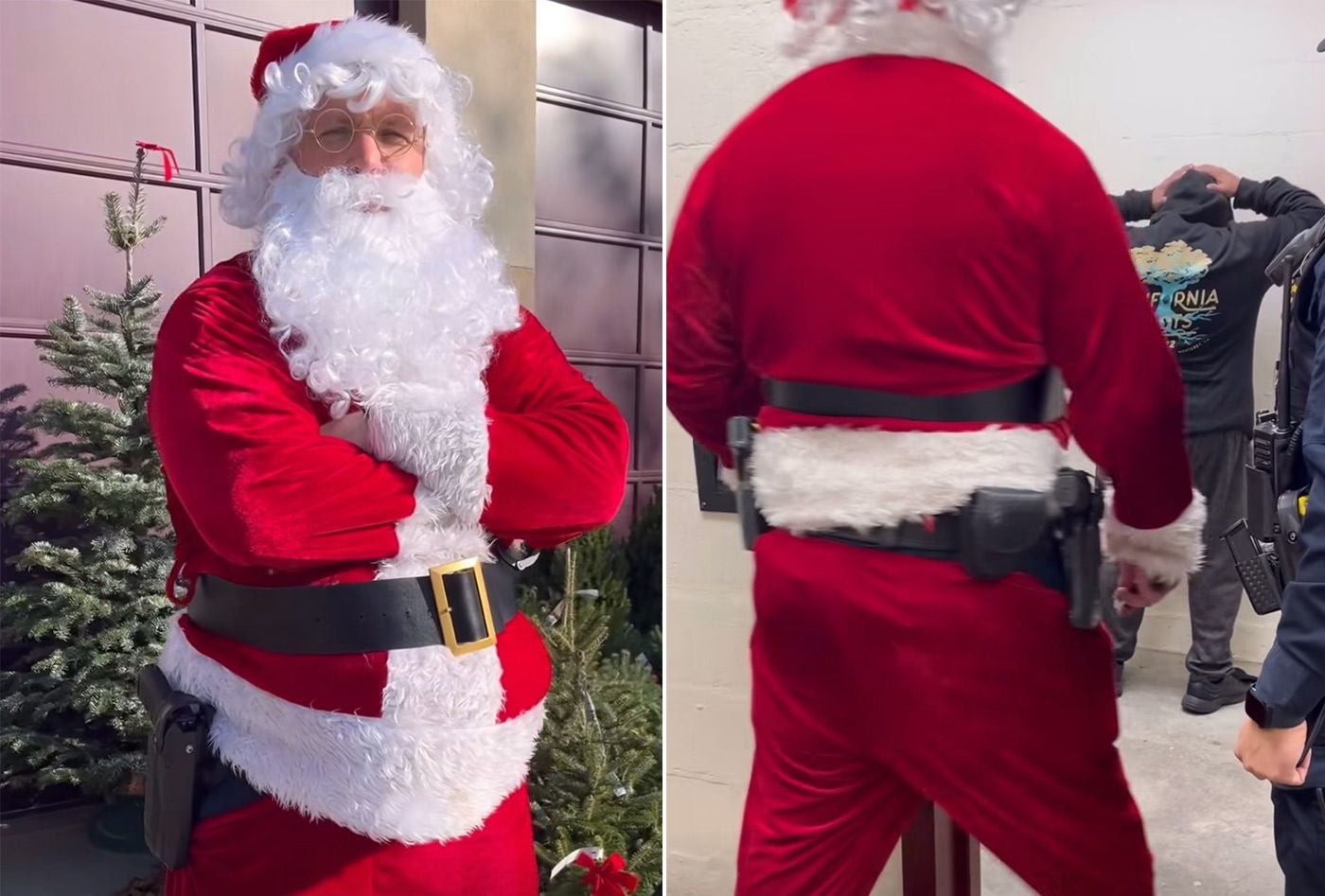 Video: 'Undercover' Santa Arrests Two In Napa County Christmas Tree Theft
