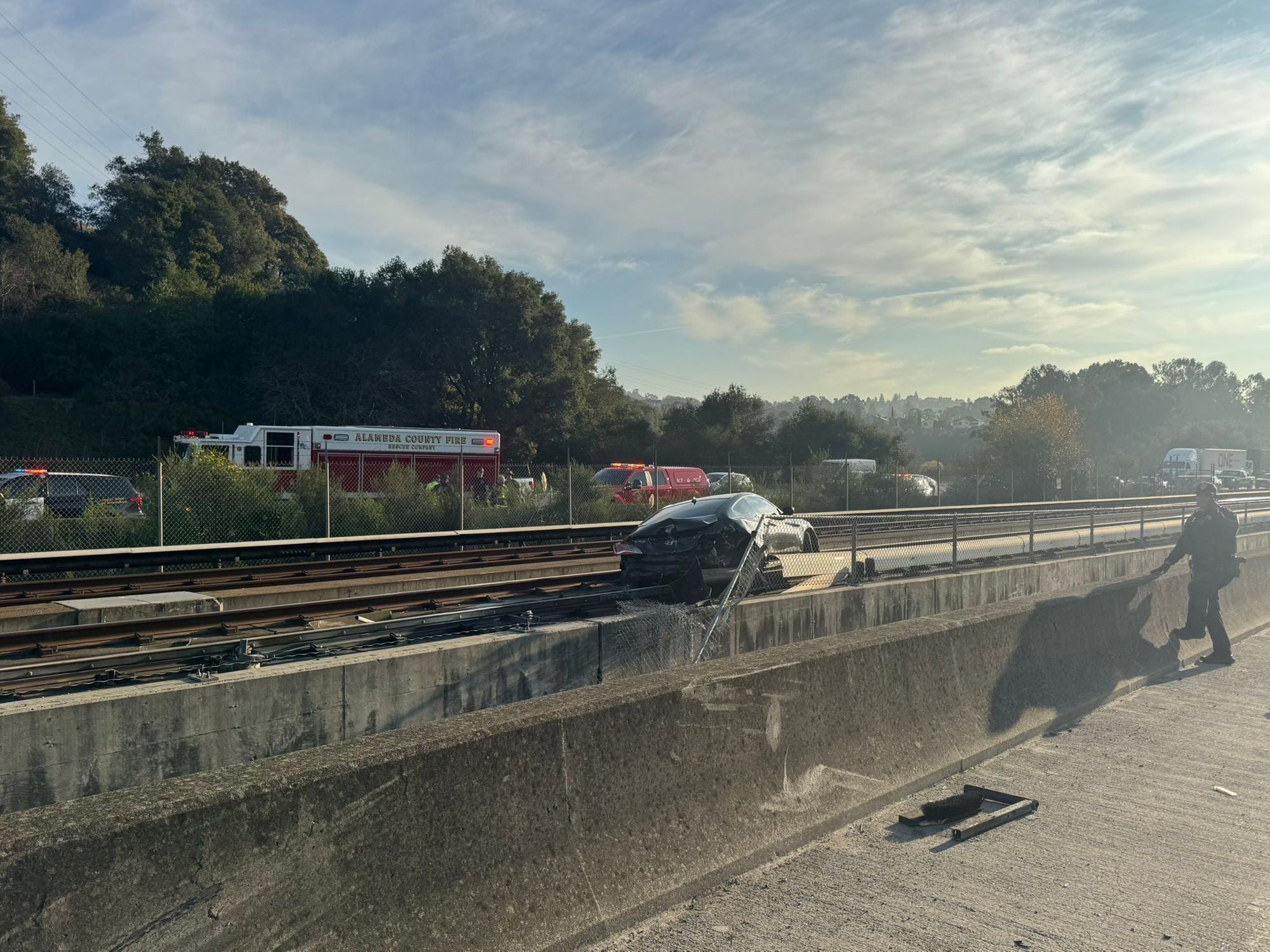 Day Around the Bay: Car on BART Tracks in Castro Valley Causing All Manner of Evening Commute Problems