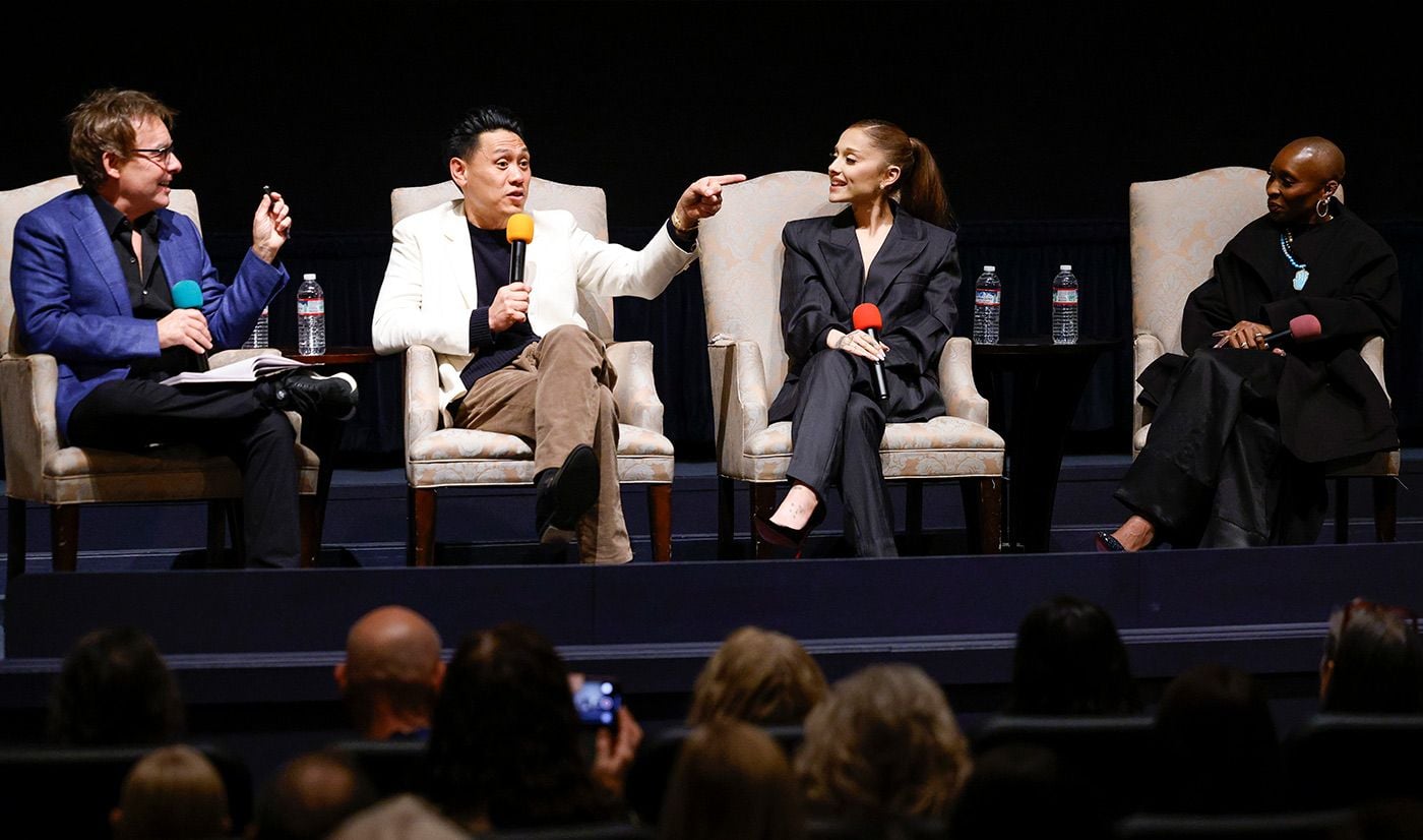 Ariana Grande, Cynthia Erivo, and Director Jon Chu Make Surprise Appearance at 'Wicked' Screening In San Rafael