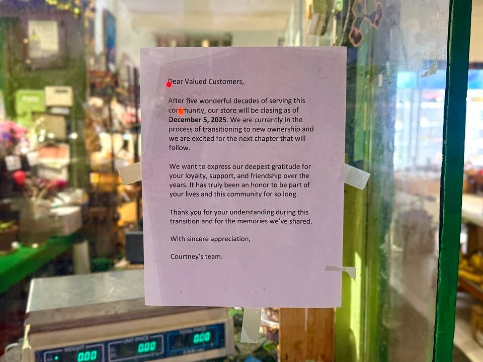Duboce Triangle's Courtney’s Produce Will Close Permanently Friday After 54 Years