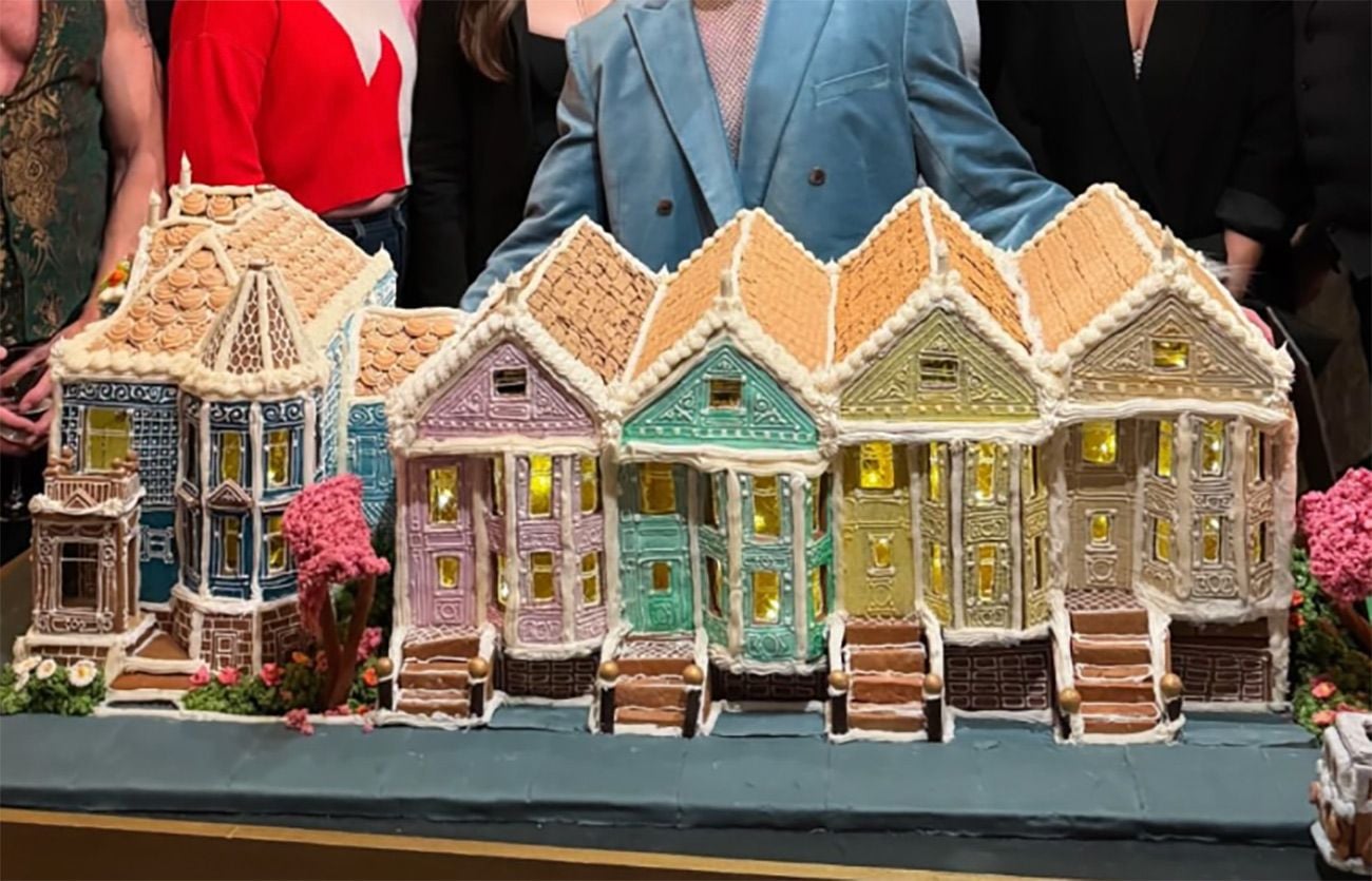 Prolific Local Gingerbread Artist Recreates SF's Iconic Painted Ladies