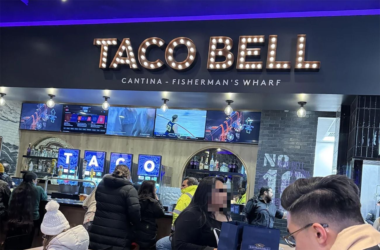 Taco Bell Cantina, With Booze, Opens at Fisherman's Wharf