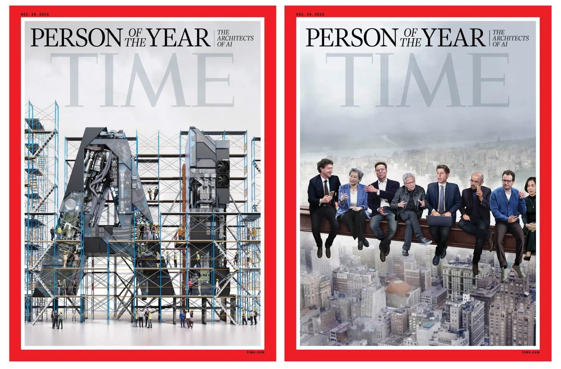 Altman, Musk, and Zuckerberg Named Person(s) of the Year by Time Magazine, as 'Architects of AI'