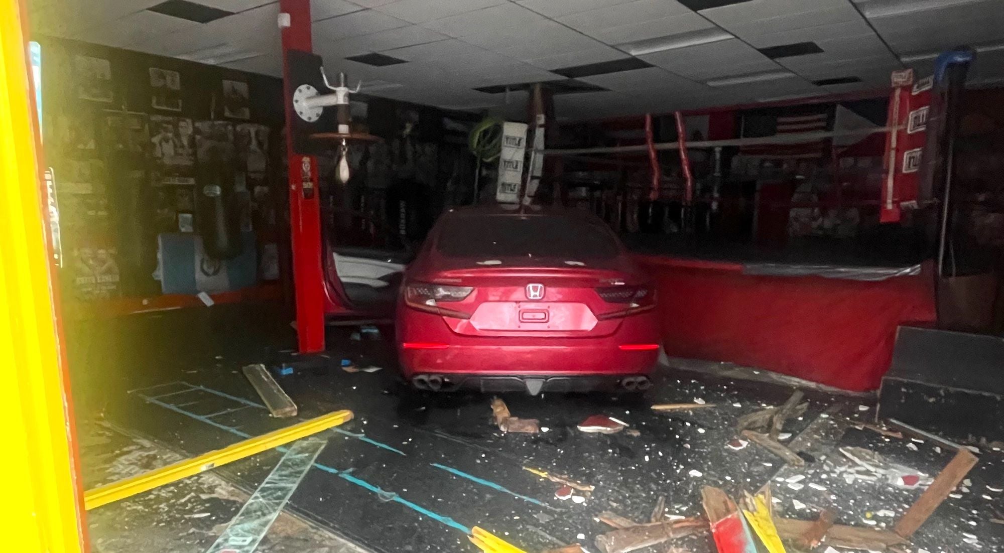 Car Thief Crashes Into Oakland Youth Boxing Club and Flees the Scene, Damaging Historic Ring
