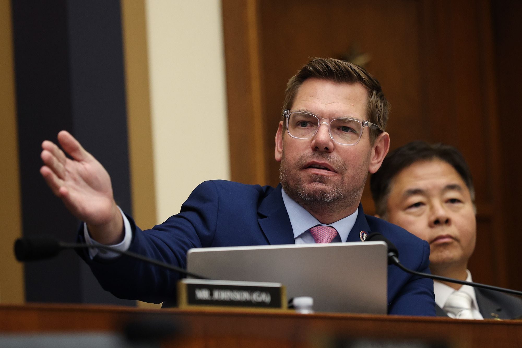 Rep. Eric Swalwell Calls for Trump’s Removal From Office Over Seemingly Dementia-Fueled Text to Norway's PM