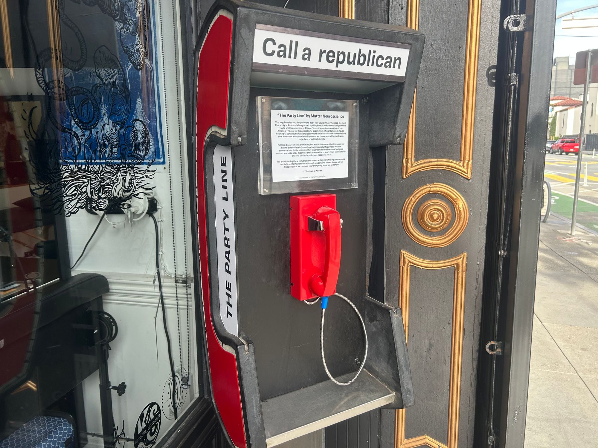 ‘Call a Republican’ Phone Goes Up on Valencia Street (Just Be Aware That It’s Some Startup Recording You)