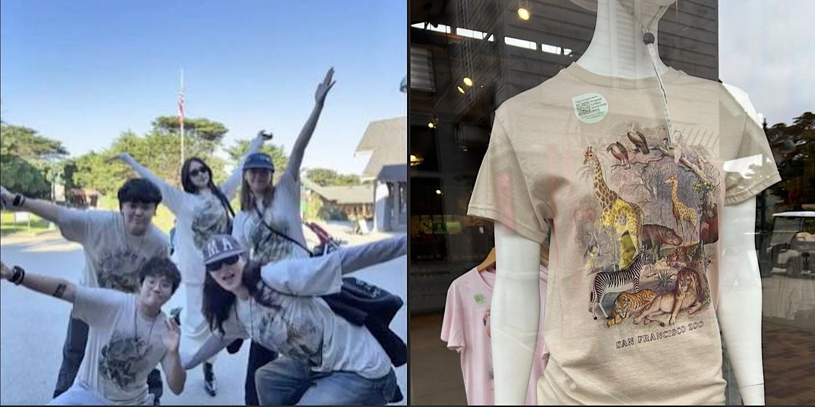 K-Pop Group Twice’s Visit Prompts Viral Sales of Vintage-Style San Francisco Zoo T-Shirt