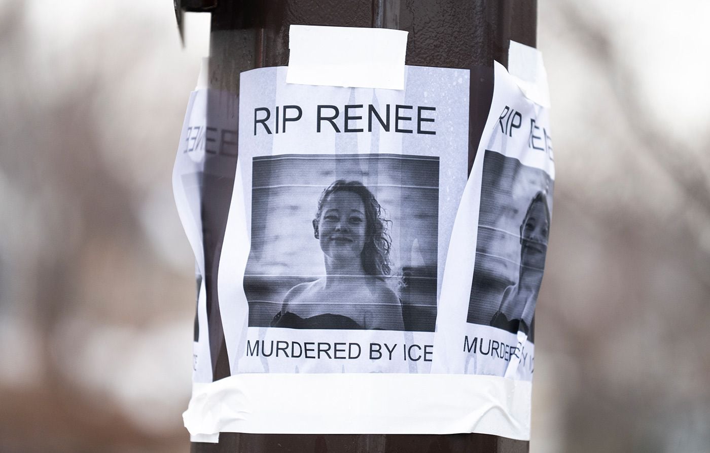 Hundreds Gather on Ocean Beach to Spell Out 'It Was Murder - ICE Out!'