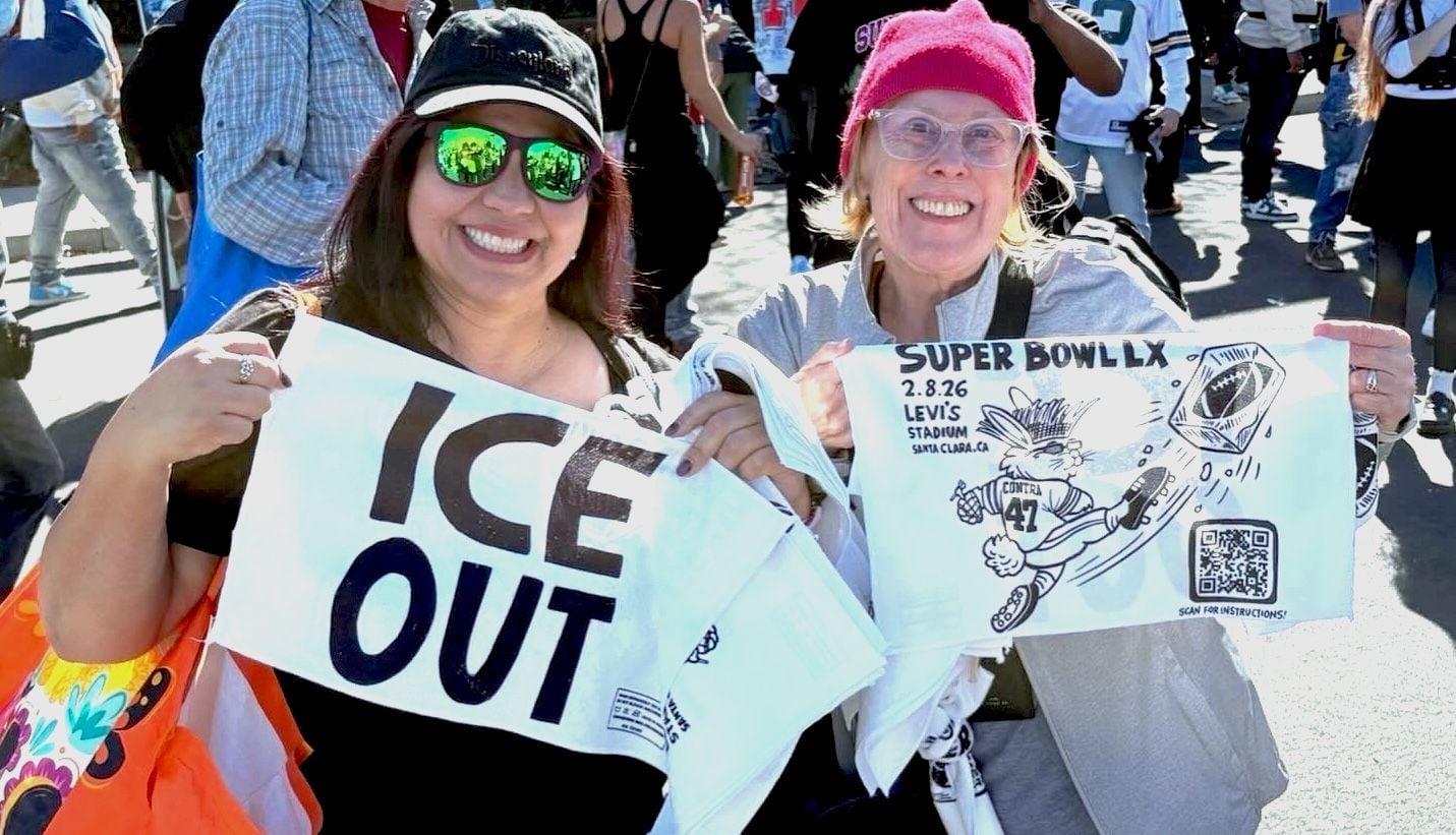Thousands of Super Bowl Attendees Receive ‘ICE Out’ Towels for Bad Bunny Halftime Show