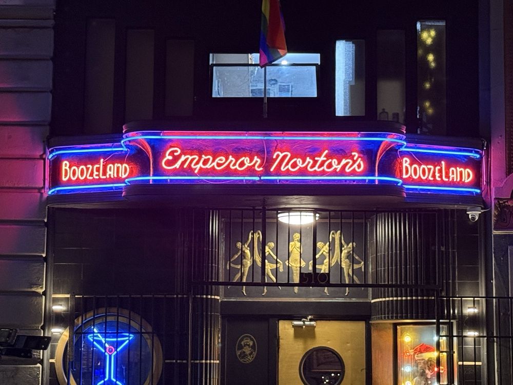 Emperor Norton's Boozeland Gets a Facelift With Colorful New Neon Sign