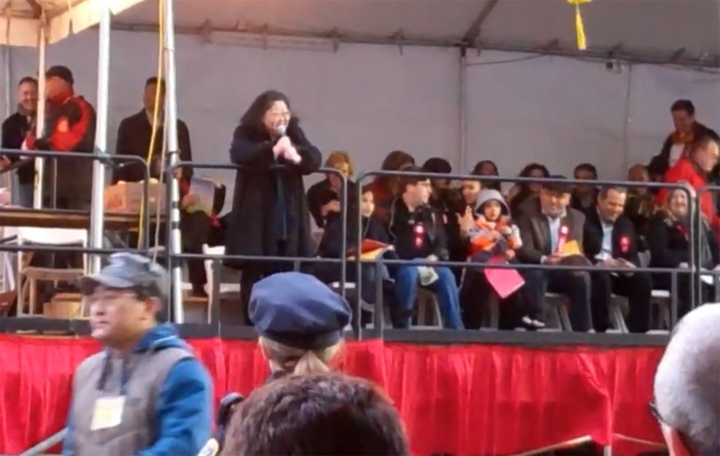 Remembering When Rose Park Used to Harangue Politicians From the Stage at the Chinese New Year Parade