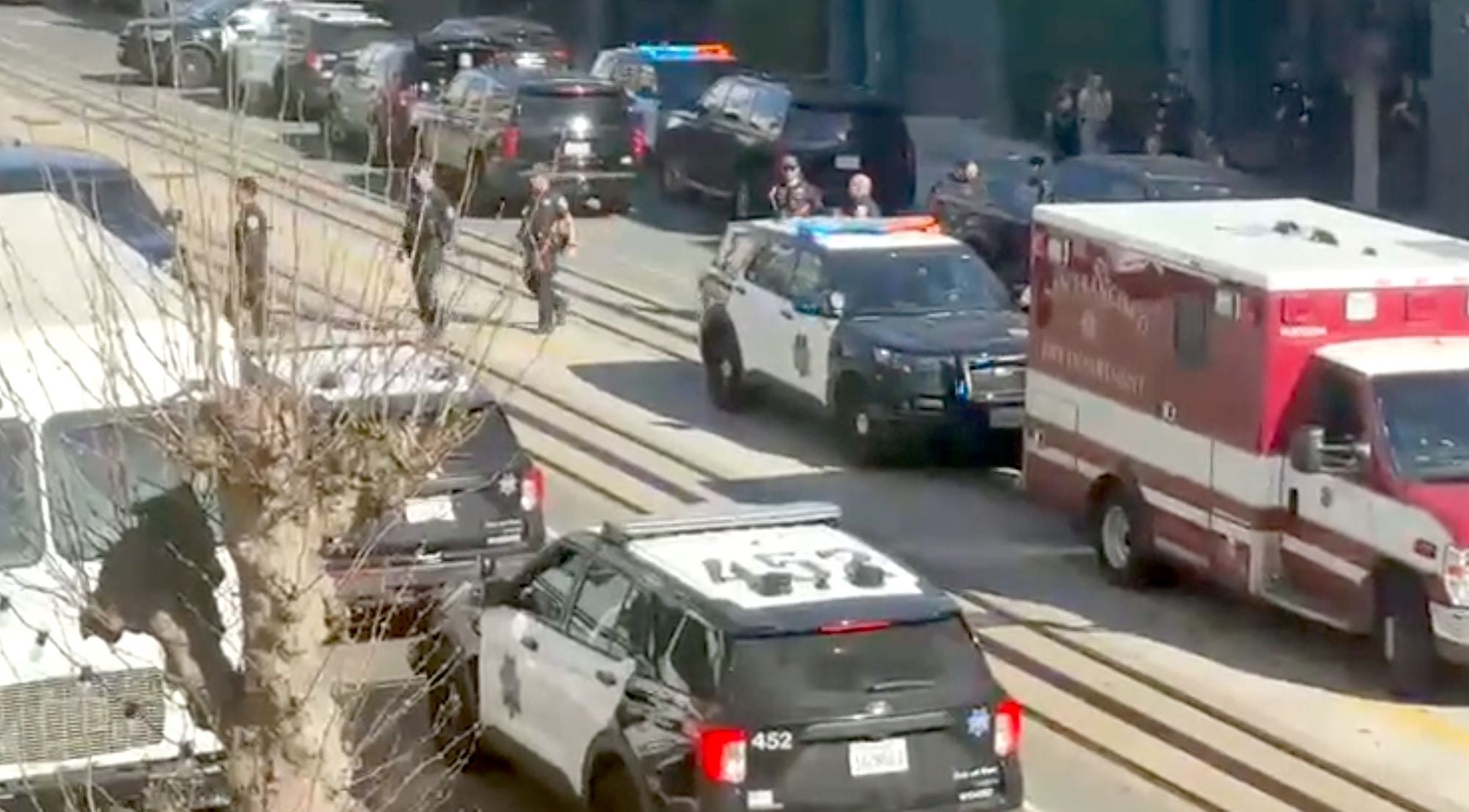 Man In Purple Ferrari Brandishes Gun, Barricades Himself Inside Nob Hill Building