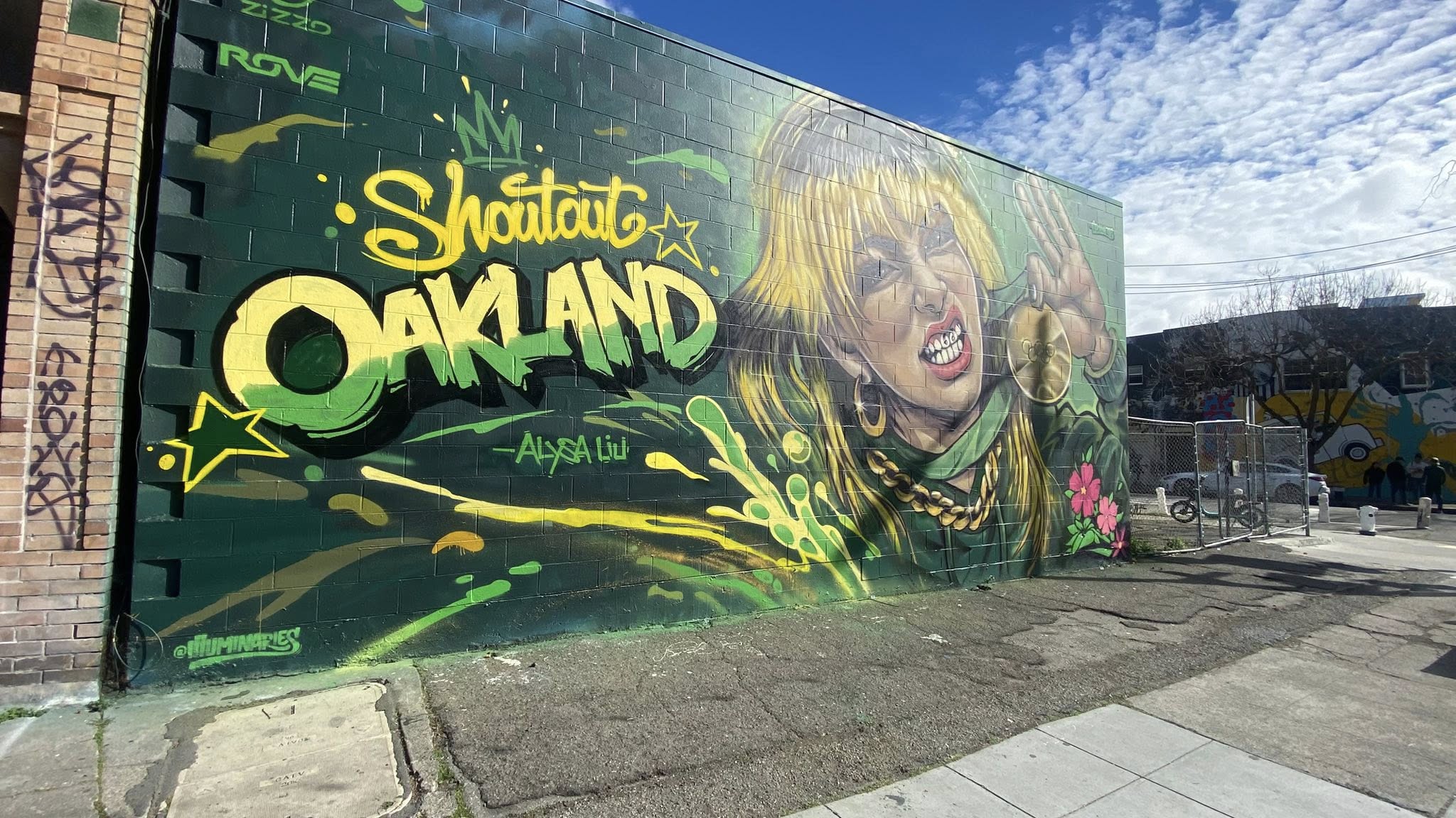 Check Out the New Giant Alysa Liu Mural That Just Went Up In Oakland's Temescal Neighborhood