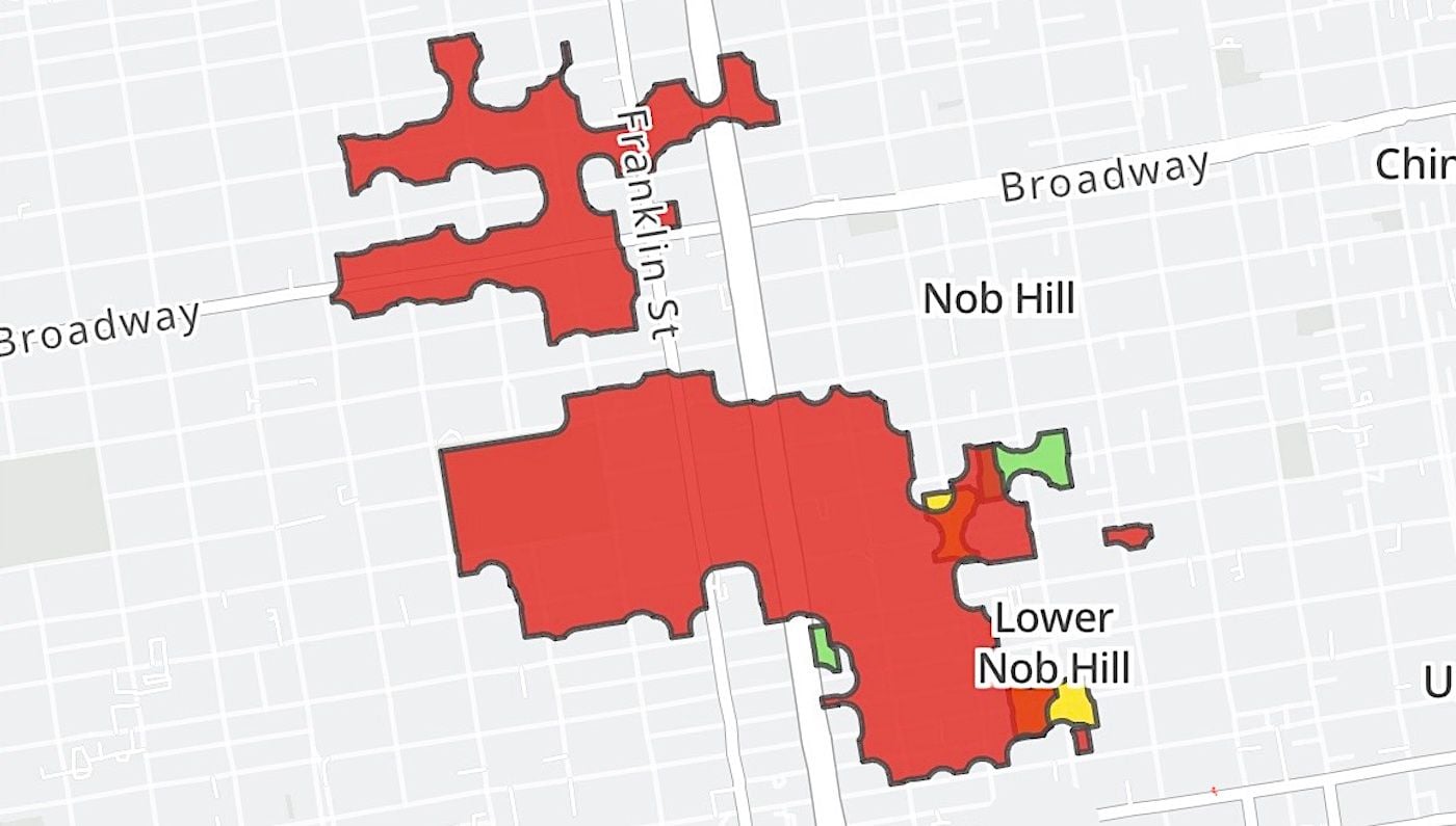 5,500 Addresses in Polk Gulch, Pacific Heights Lose Power Sunday Evening