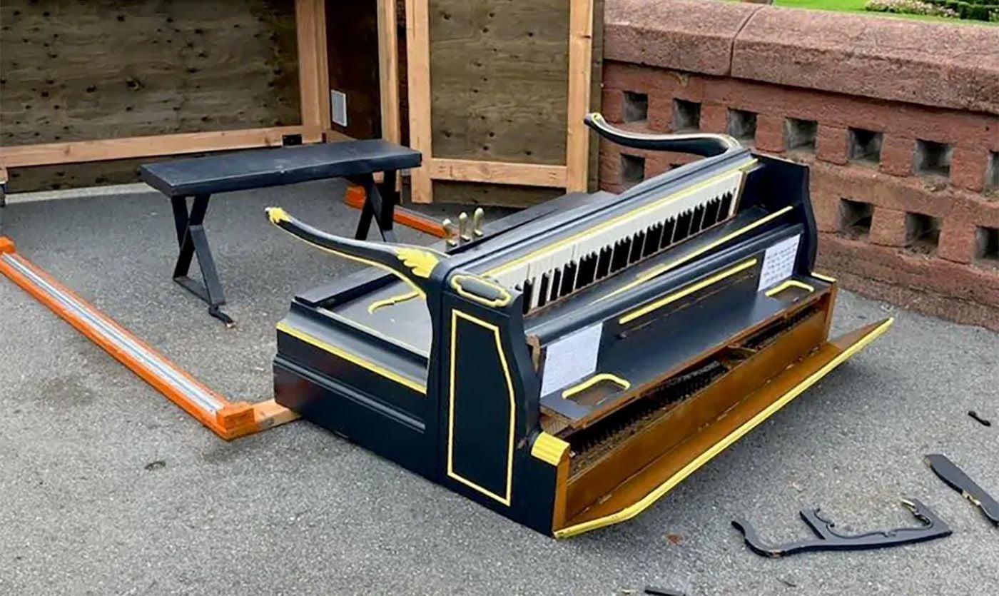 Tuesday Morning Topline: Piano on JFK Drive Vandalized