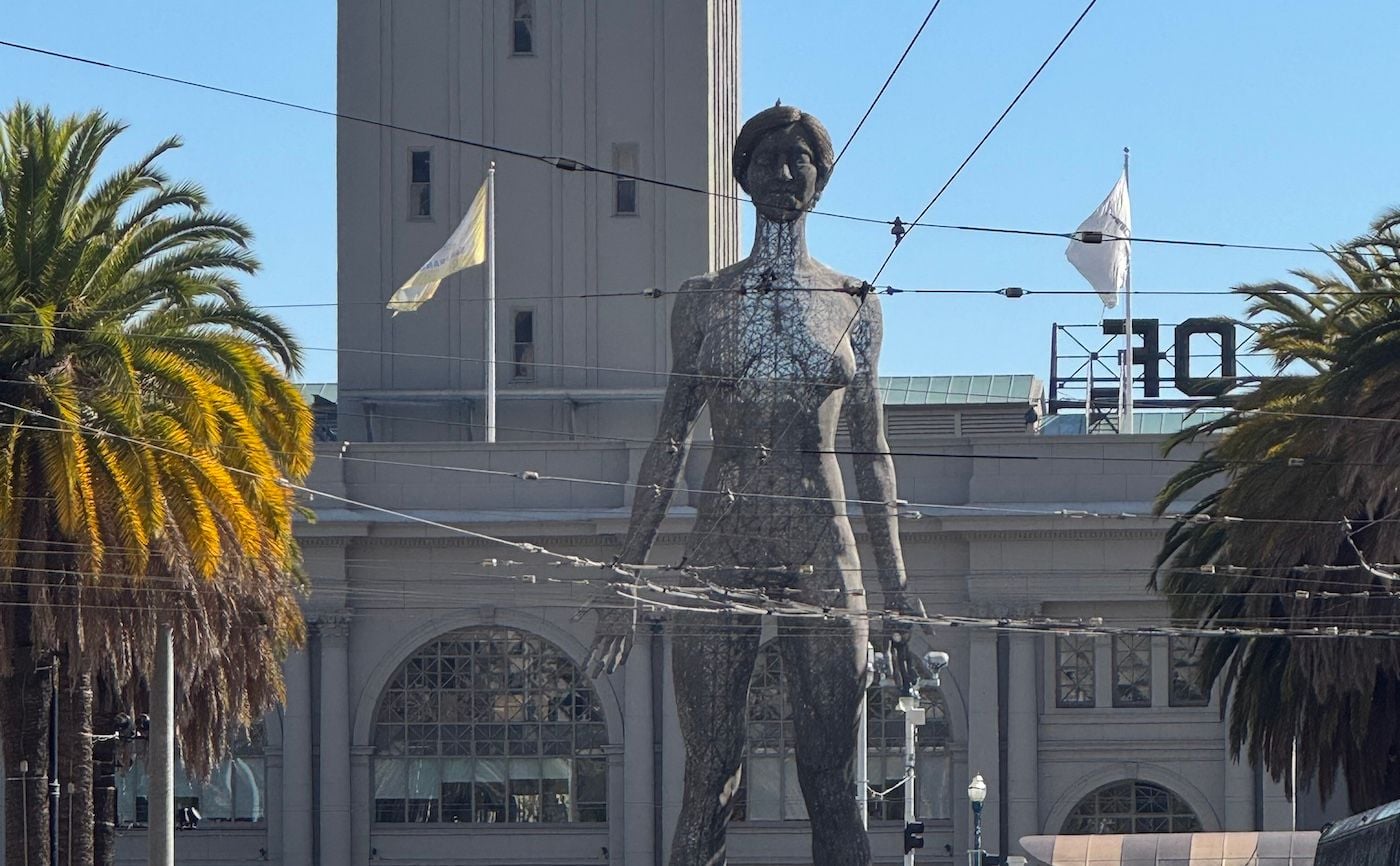 Giant Nude Woman Statue at SF’s Embarcadero Is Up For Sale, and It Weighs 16 Tons