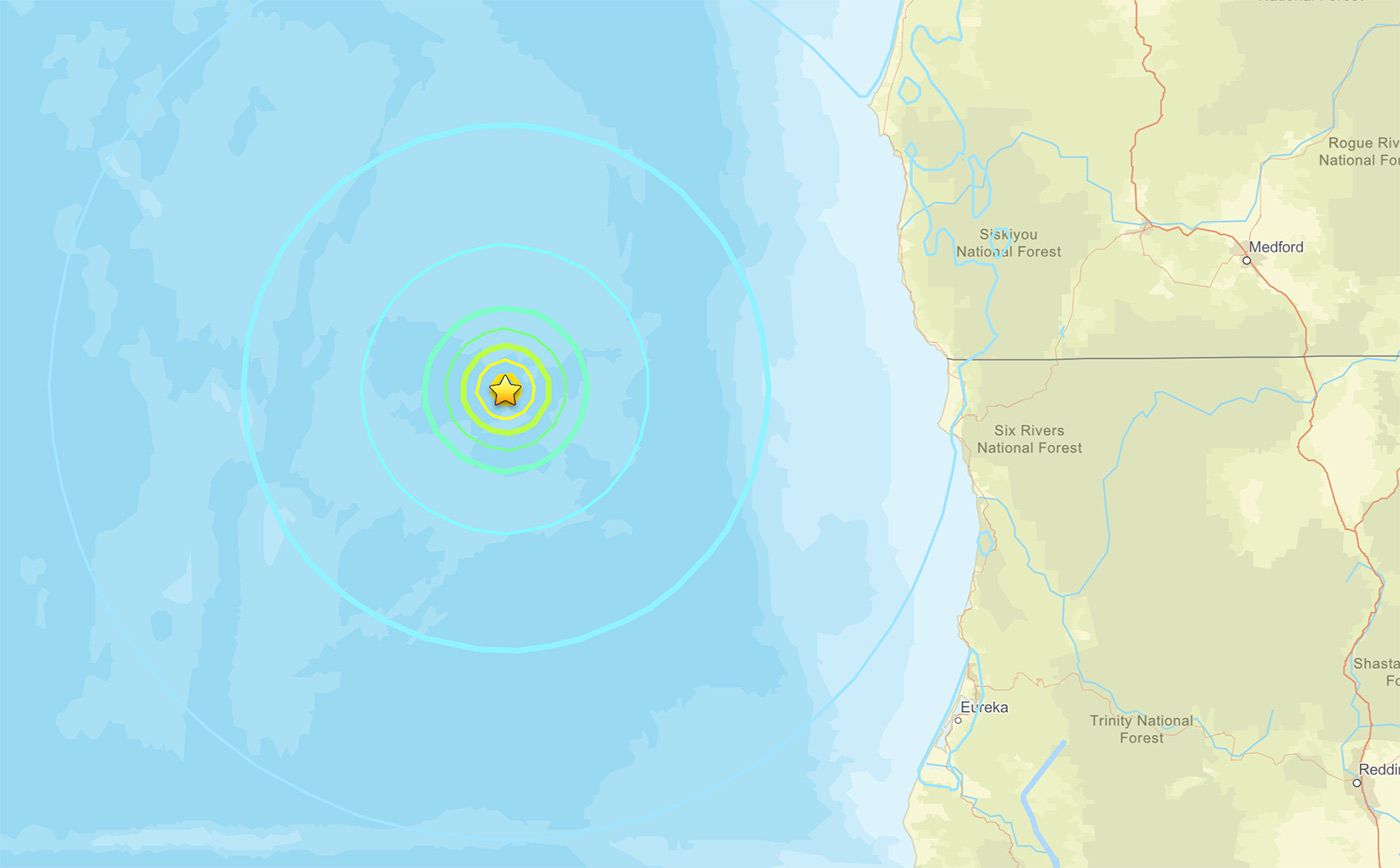 Pair of Significant Early Morning Earthquakes Strike Off NorCal Coast