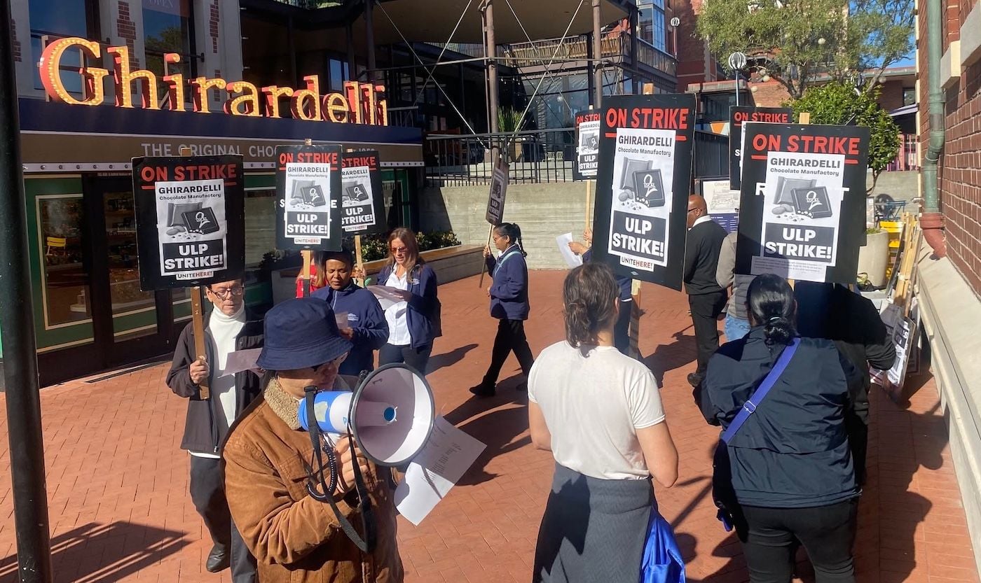 Ghirardelli’s SF Flagship Store Closes as Union Workers Begin Three-Day Strike