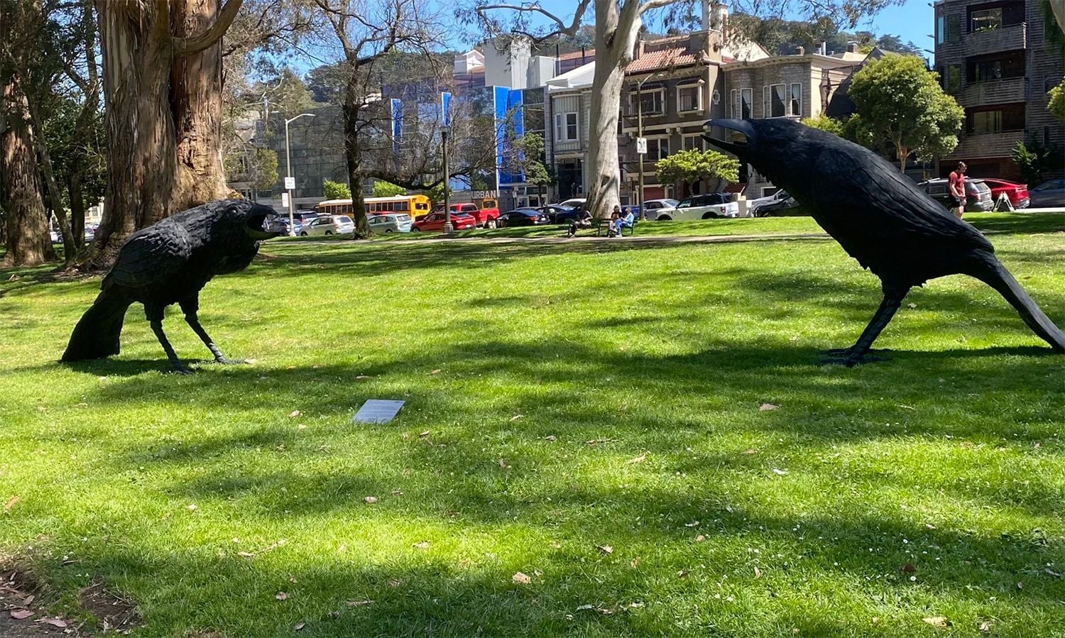 Tuesday Morning Topline: Giant Crow Sculptures Defaced By Vandal