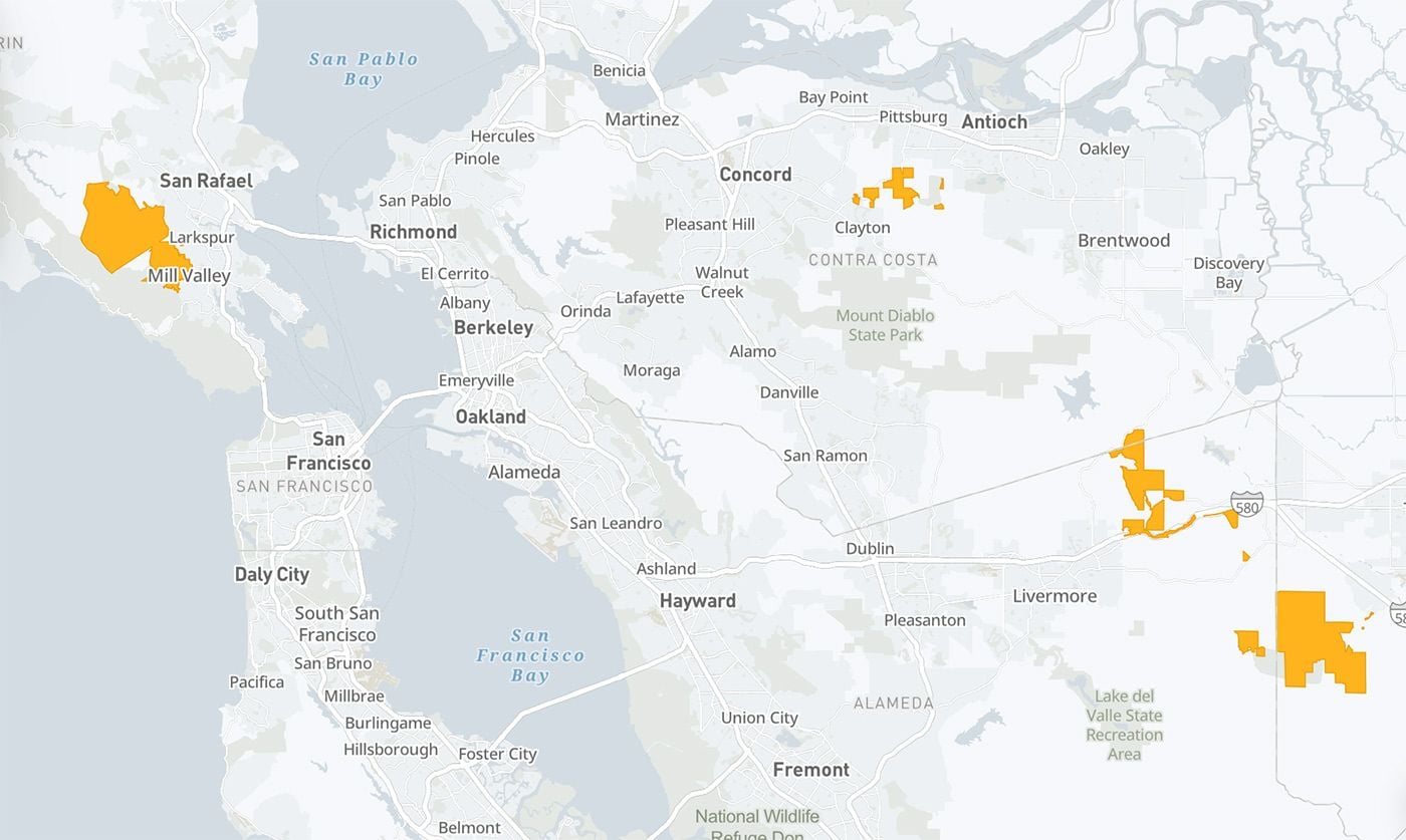 PG&E Warns of Possible Power Shutoffs In East Bay, Marin, Due to Coming Winds