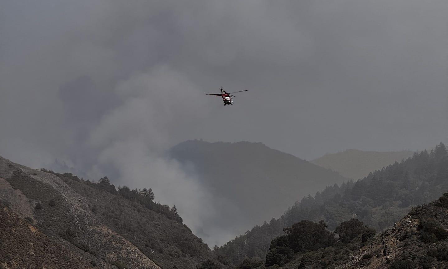 New Big Sur Wildfire, the Plaskett Fire, Breaks Out South of Timber Fire