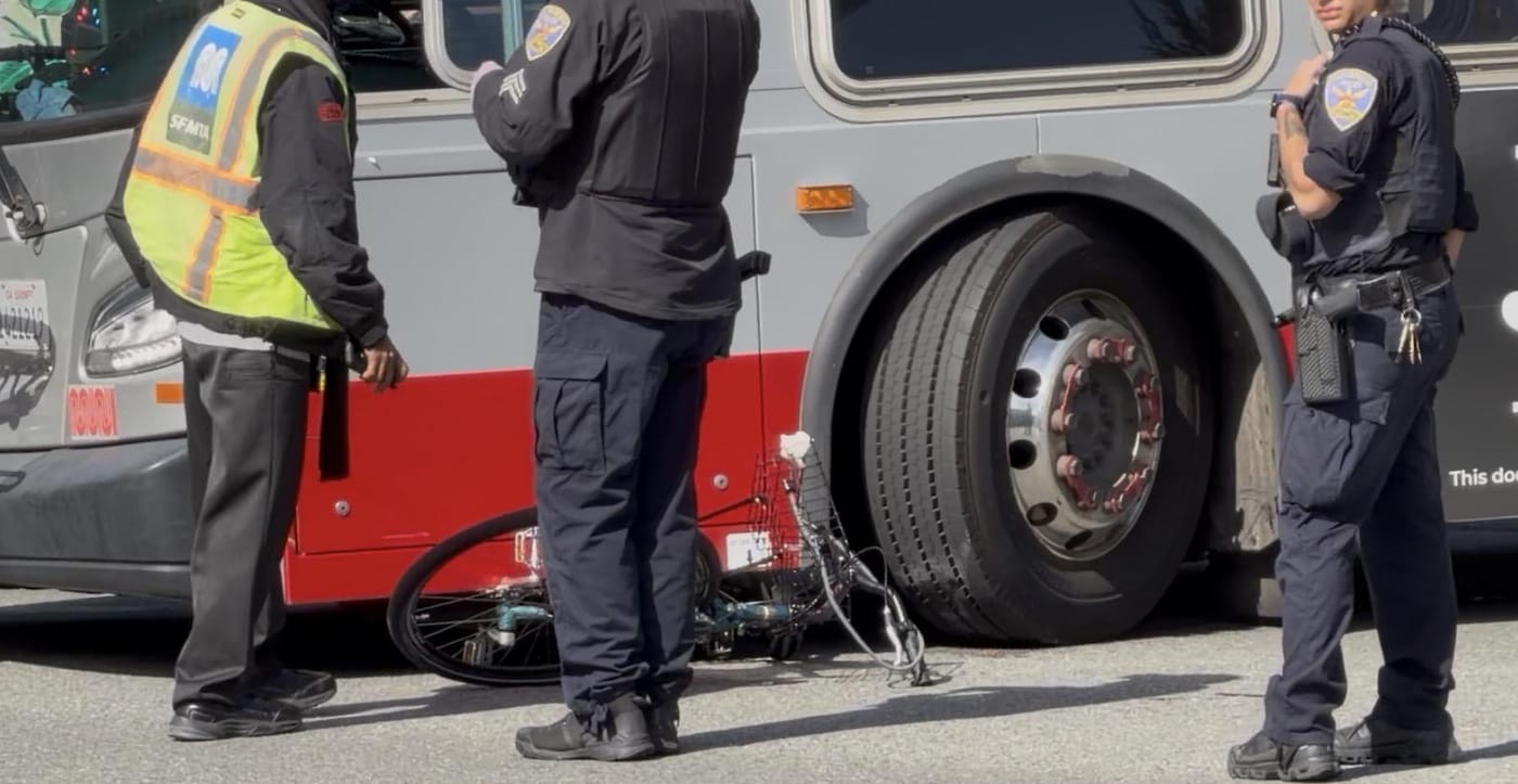 Bicyclist Receives Traumatic Injury In Collision With Muni Bus Near Forest Hill Station