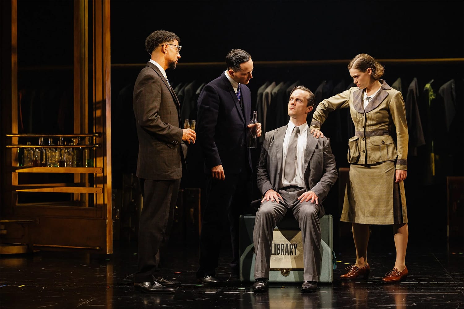 'North by Northwest' at ACT Is a Lively and Ludicrous Take on the Hitchcock Classic