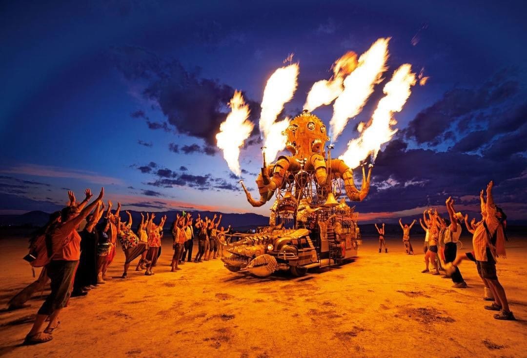 Burning Man Attendees Are Still Getting Older and Whiter